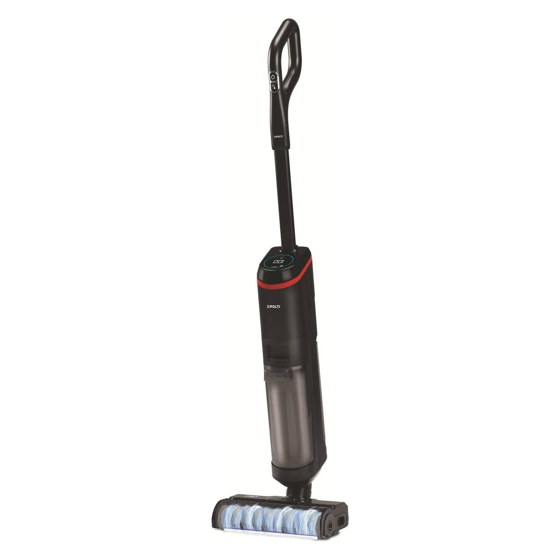 Polti Multiflächenreiniger Rollysteam WD40C Cordless, Pulitore a umido, Rosso, Nero