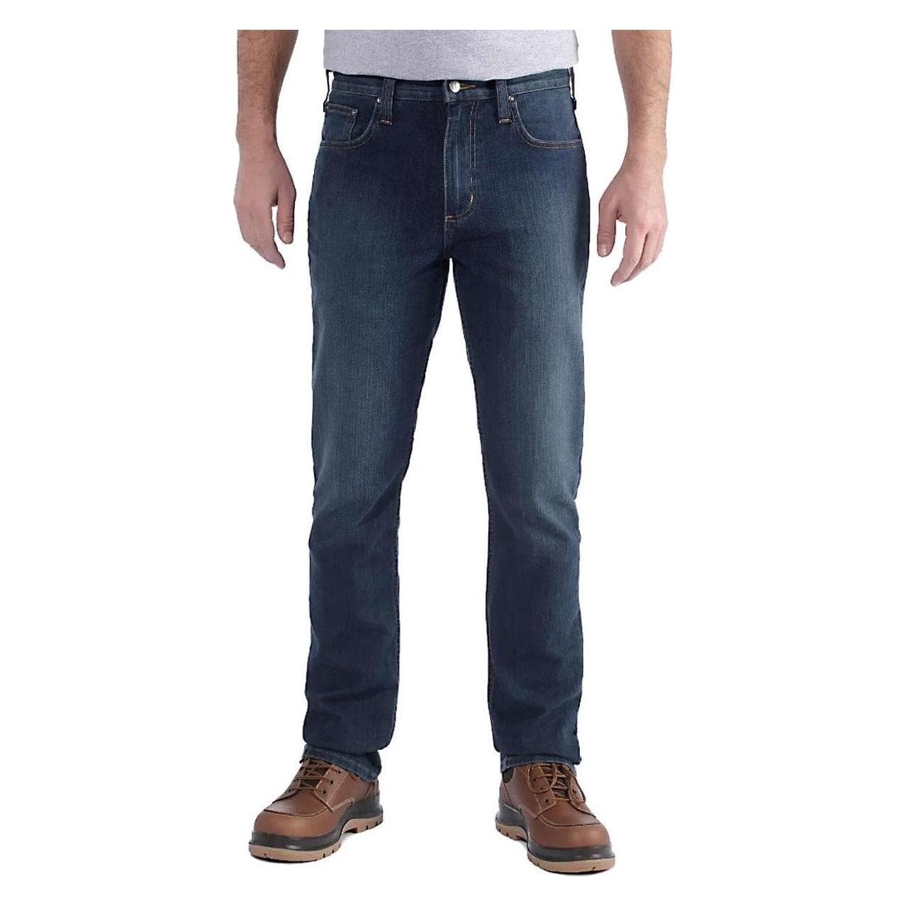 Carhartt, Uomini, Jeans, Flex robusto, Blu, (32, 34)