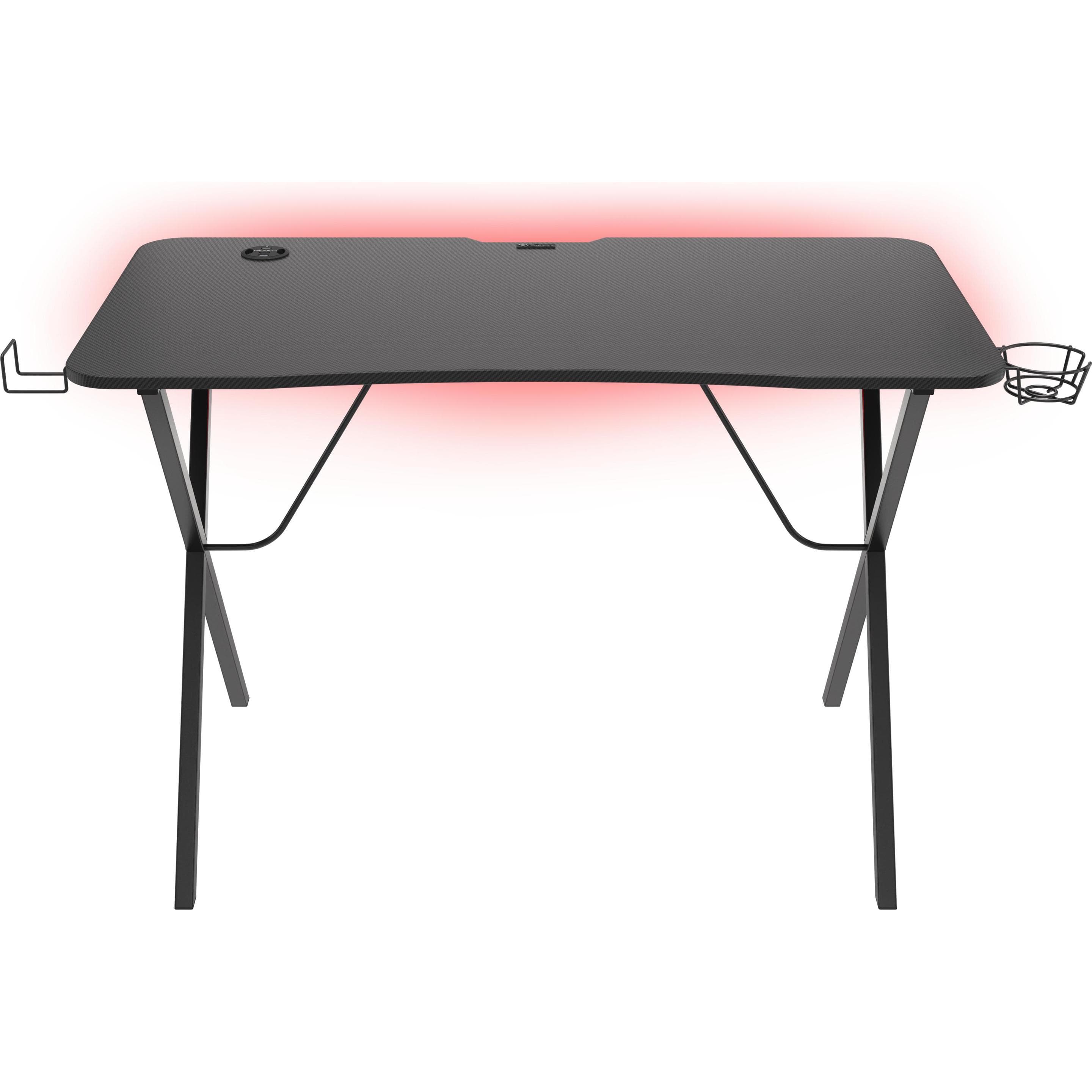 Genesis HOLM 200 RGB, Tavolo gaming, Nero