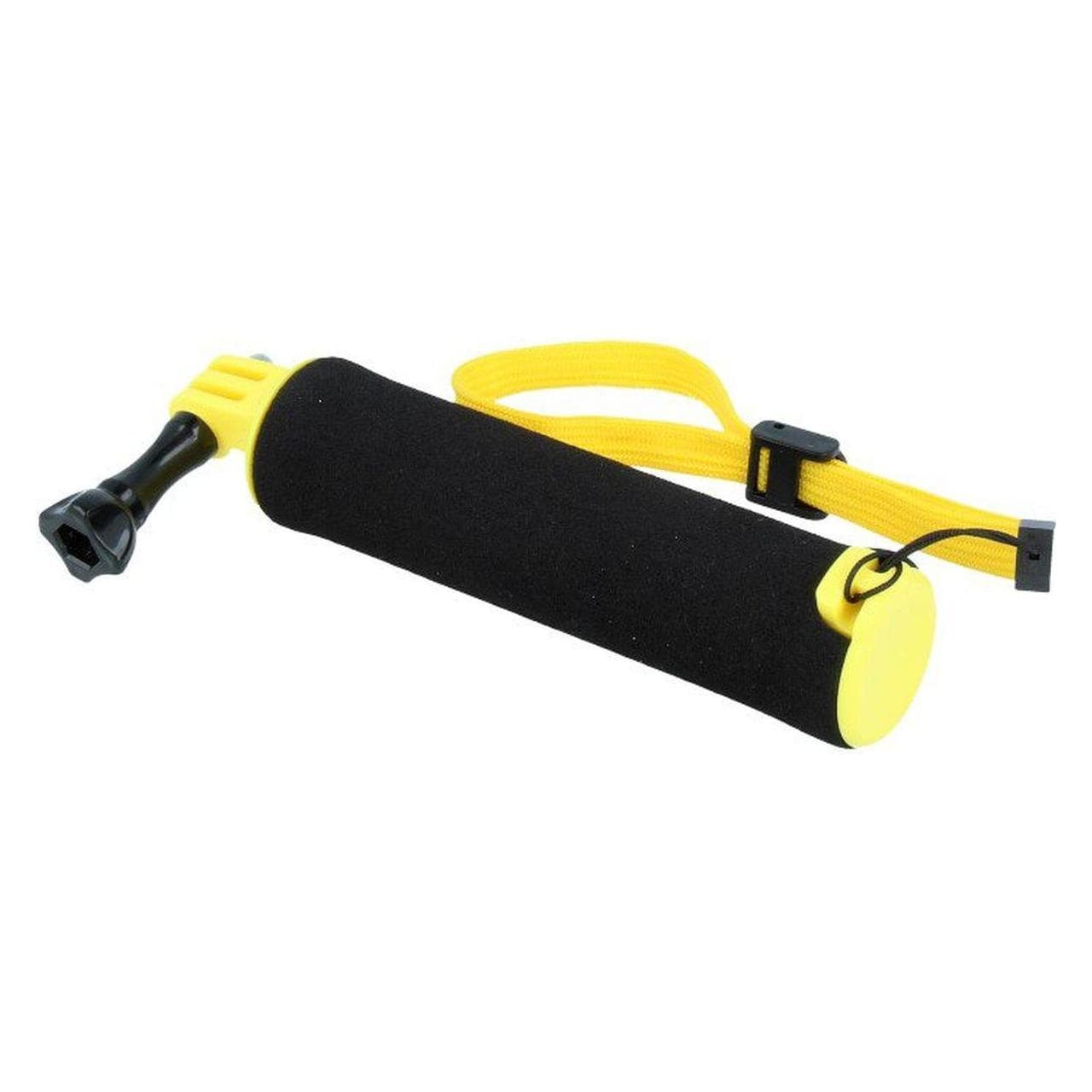 Caruba Supporto GoPro con impugnatura galleggiante (Zwart / Geel), Accessori per action cam, Nero, Giallo