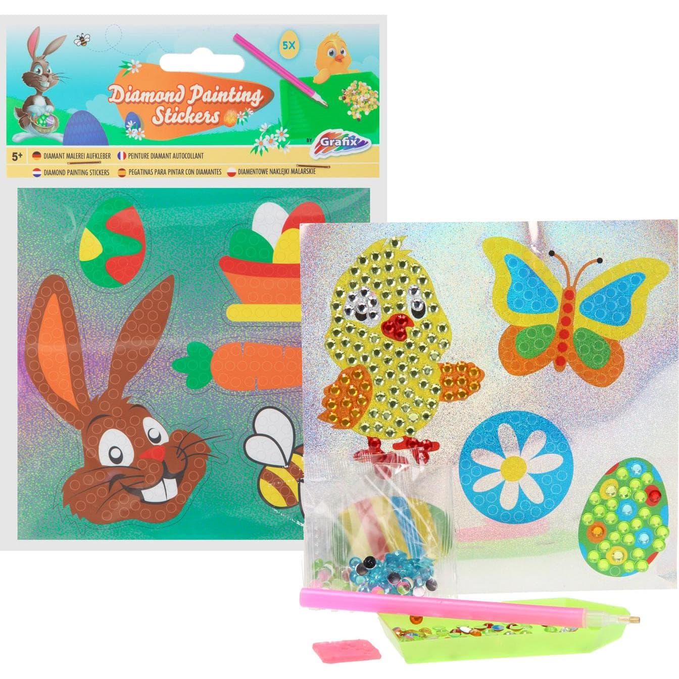 Grafix, Decorazioni Pasqua, Diamante pittura adesivi Pasqua (1x)