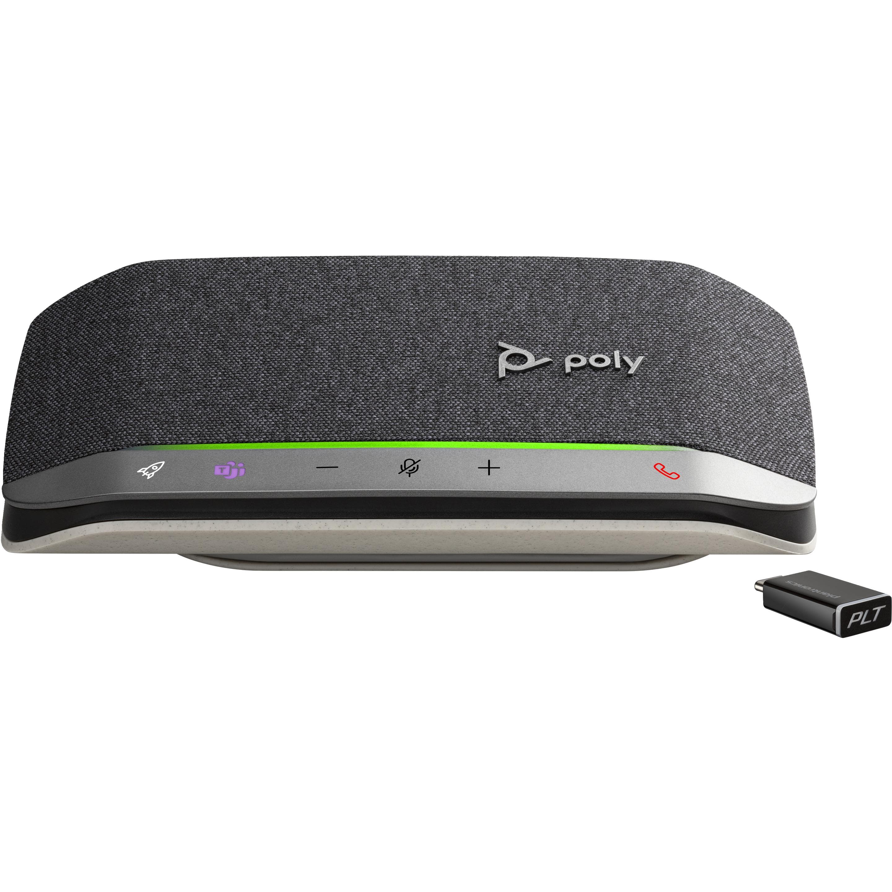 Poly Sync 20+, Dispositivo per conferenze, Nero, Argento
