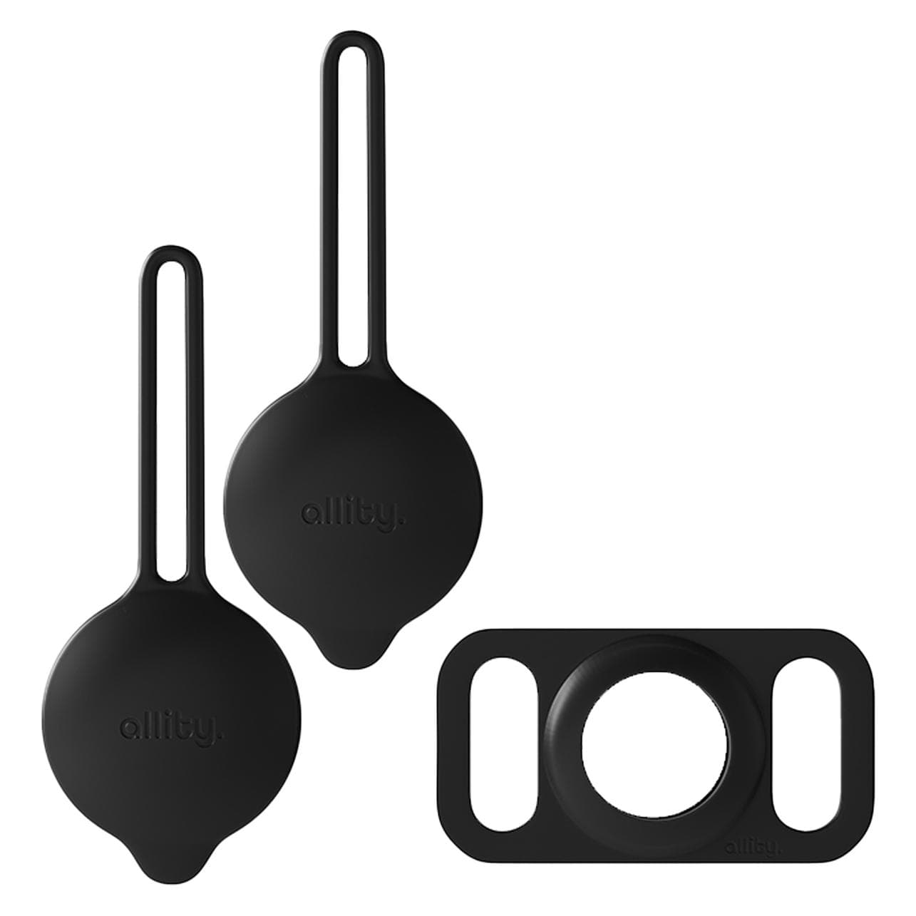 Allity AirTag case 3pcs ASA-300, Accessori per tracker, Nero