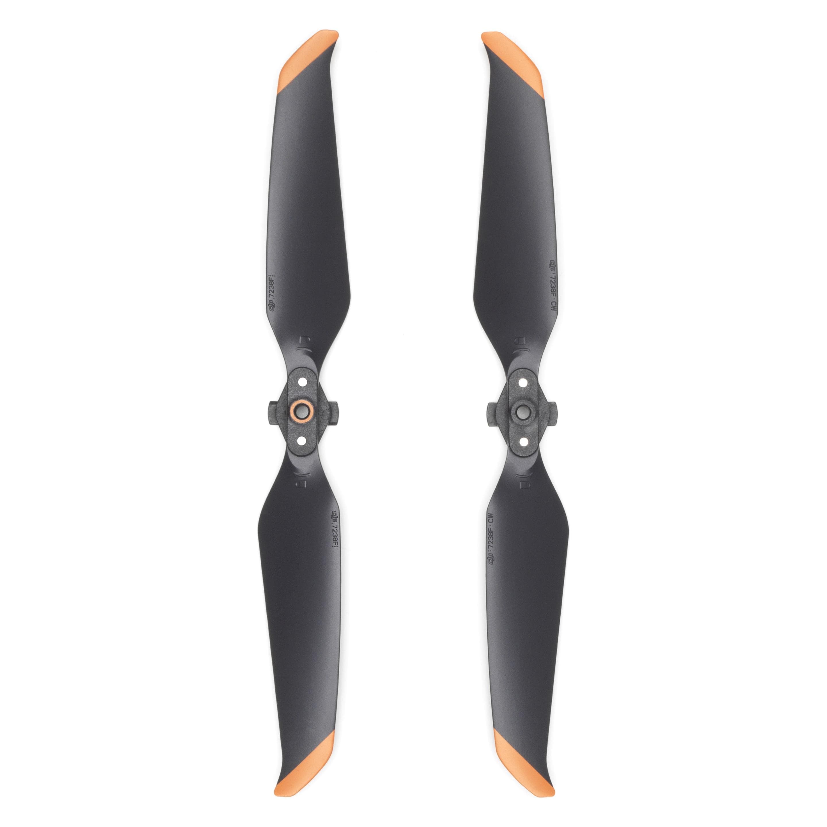 DJI Eliche Air 2S a basso rumore (coppia) (Eliche per droni, DJI Air 2S, DJI Mavic Air 2), Accessori per drone, Arancia, Grigio, Nero