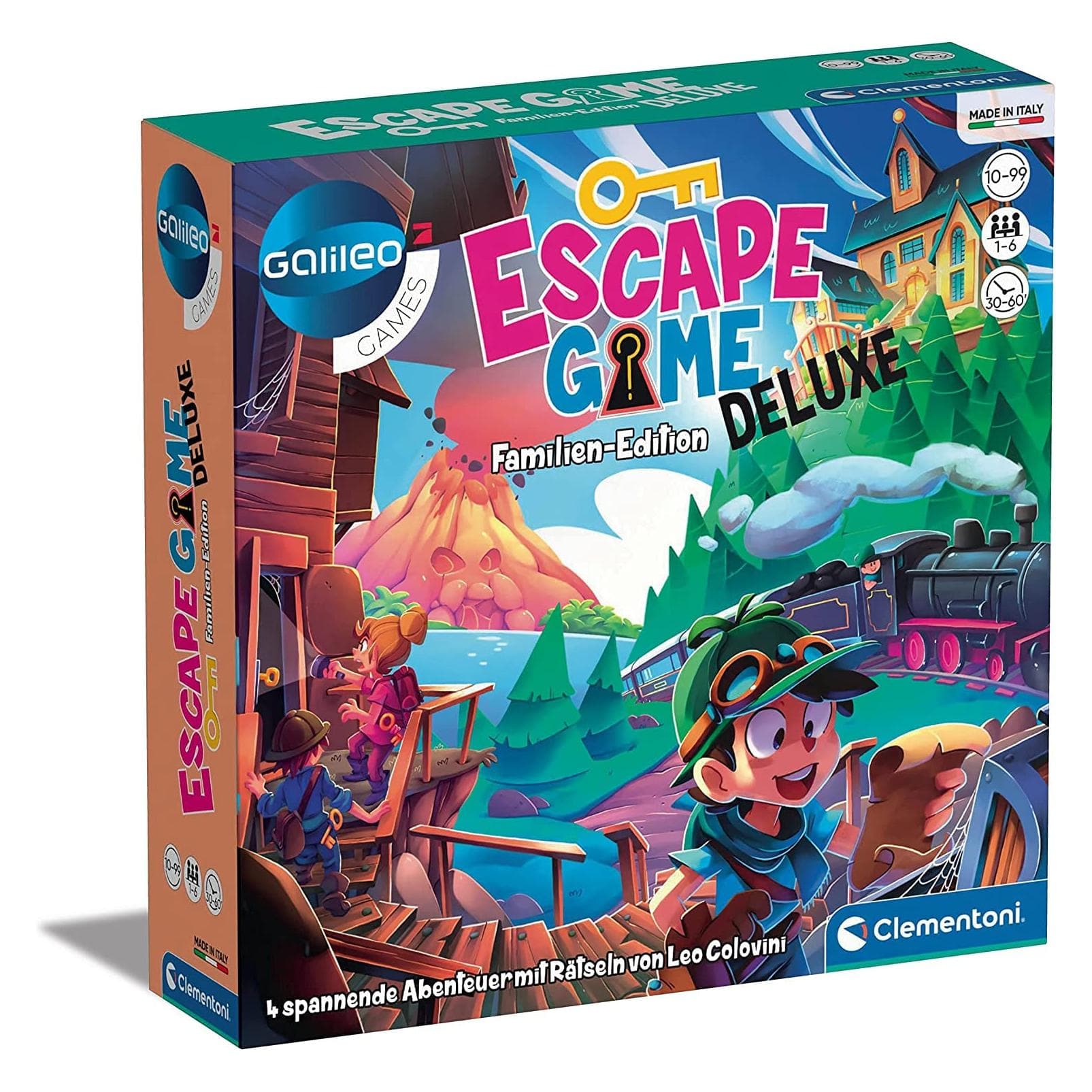 Clementoni Gioco di fuga - Deluxe (Tedesco, 1 - 6 Giocatori)
