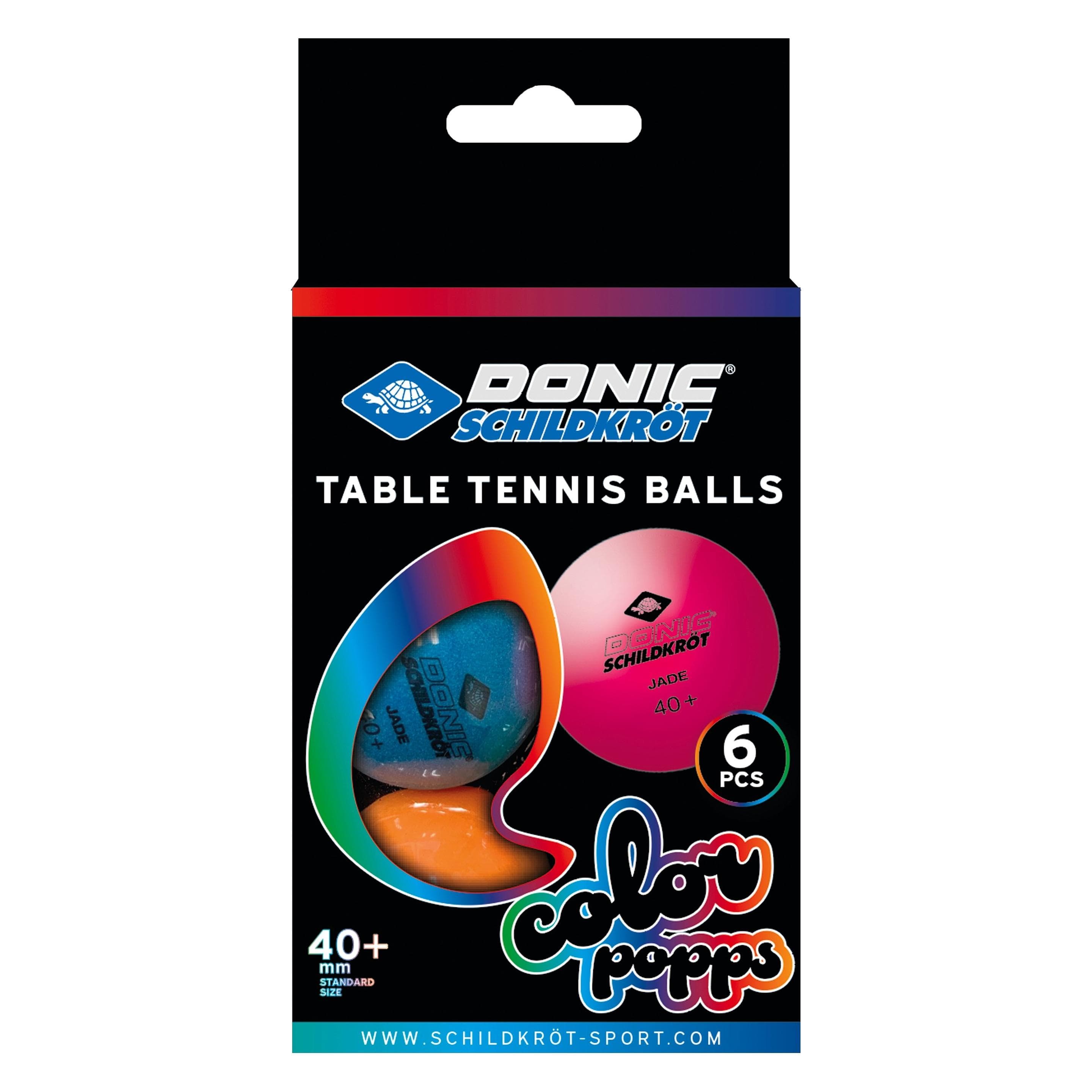 Donic Schildkröt, Pallina da ping-pong, (6 pz.)