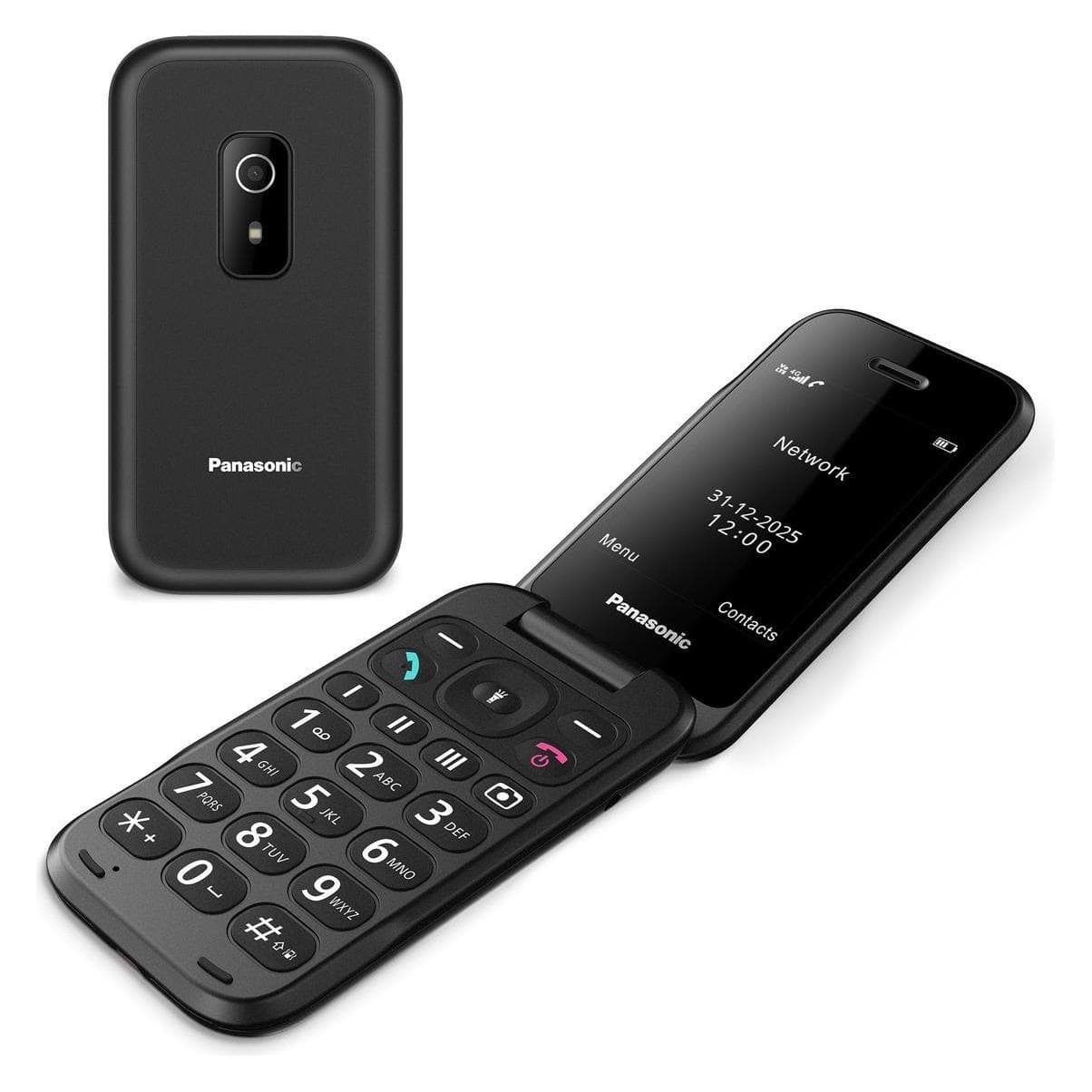 Panasonic KX-TF600EXB (2.80", 0.30 Mpx), Cellulare con tasti, Nero