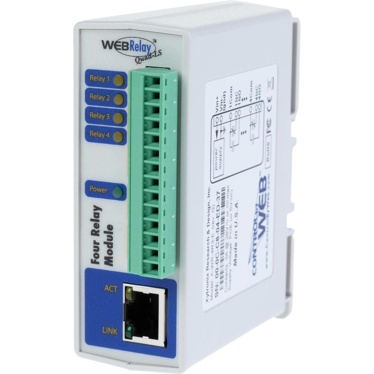 2N Relè di controllo degli accessi per il sistema citofonico IP, Telecamera di rete, Grigio