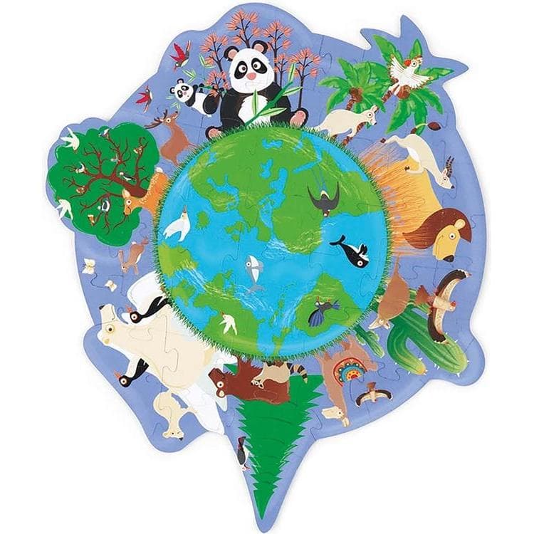 Scratch Mini forma mondo puzzle (45 pezzi)