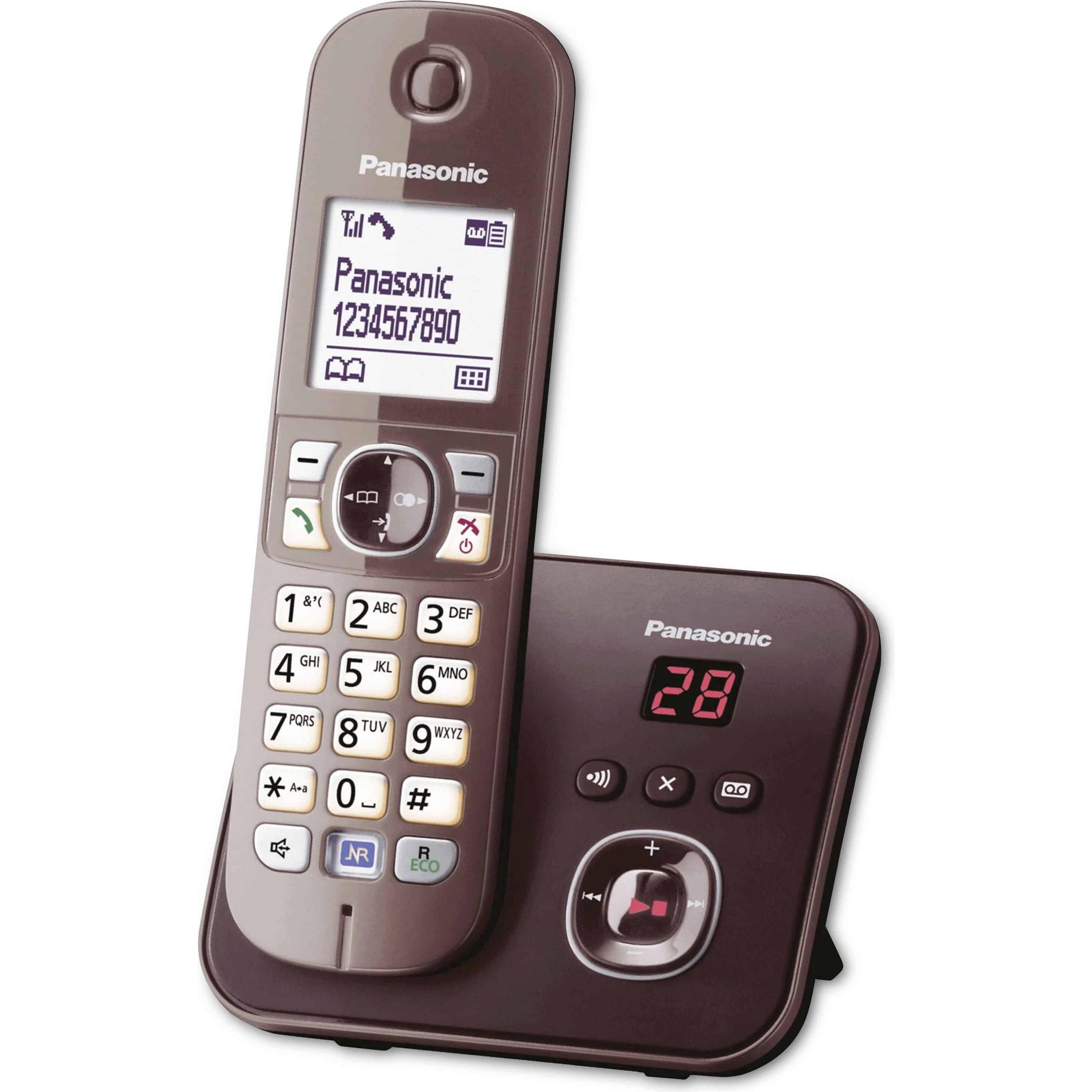 Panasonic KX-TG6821GA (versione DE), Telefono, Marrone