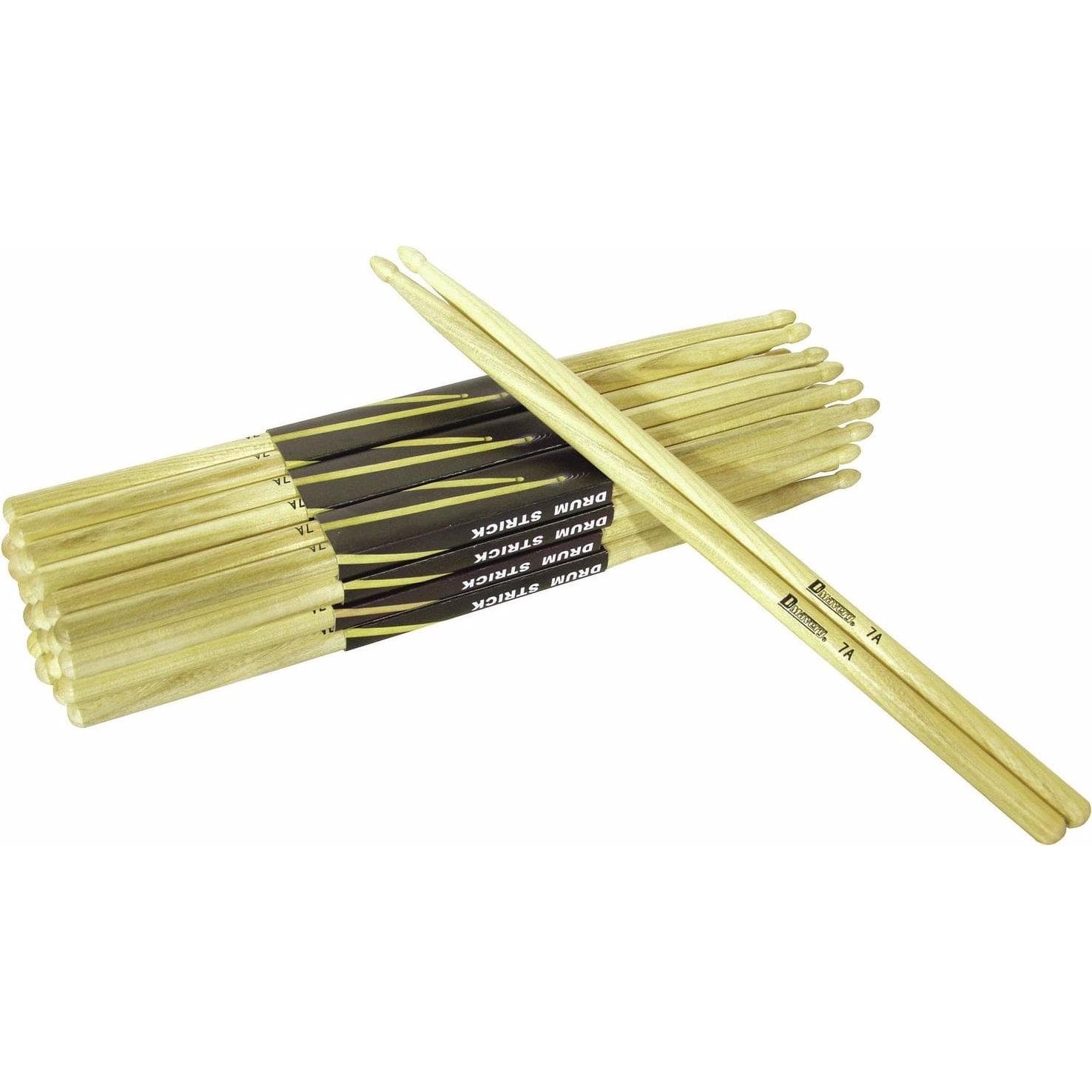 Dimavery Bacchette DDS-7A (Batteria), Bacchette + mazze, Marrone