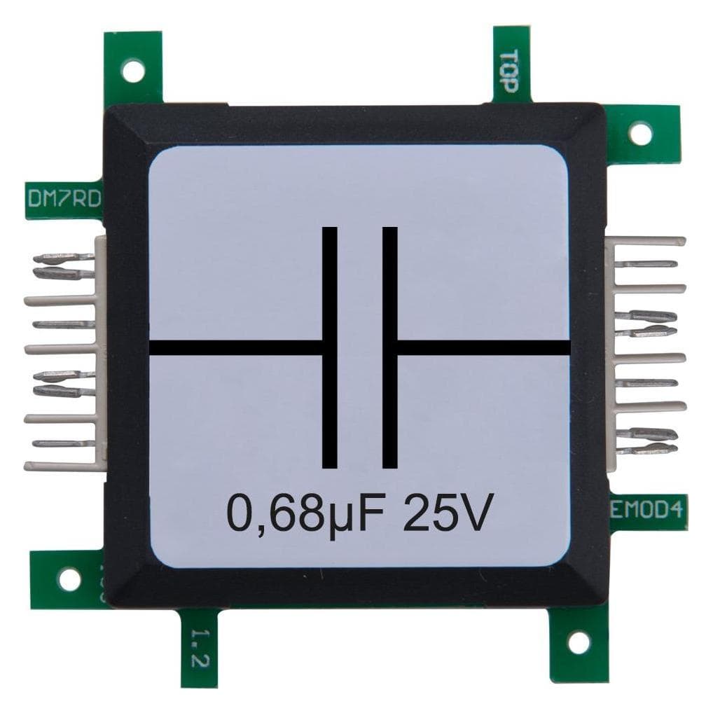 Allnet Mattone R conoscenza Condensatore 0,68 F 25V (Componente di potenza), Modulo elettronico