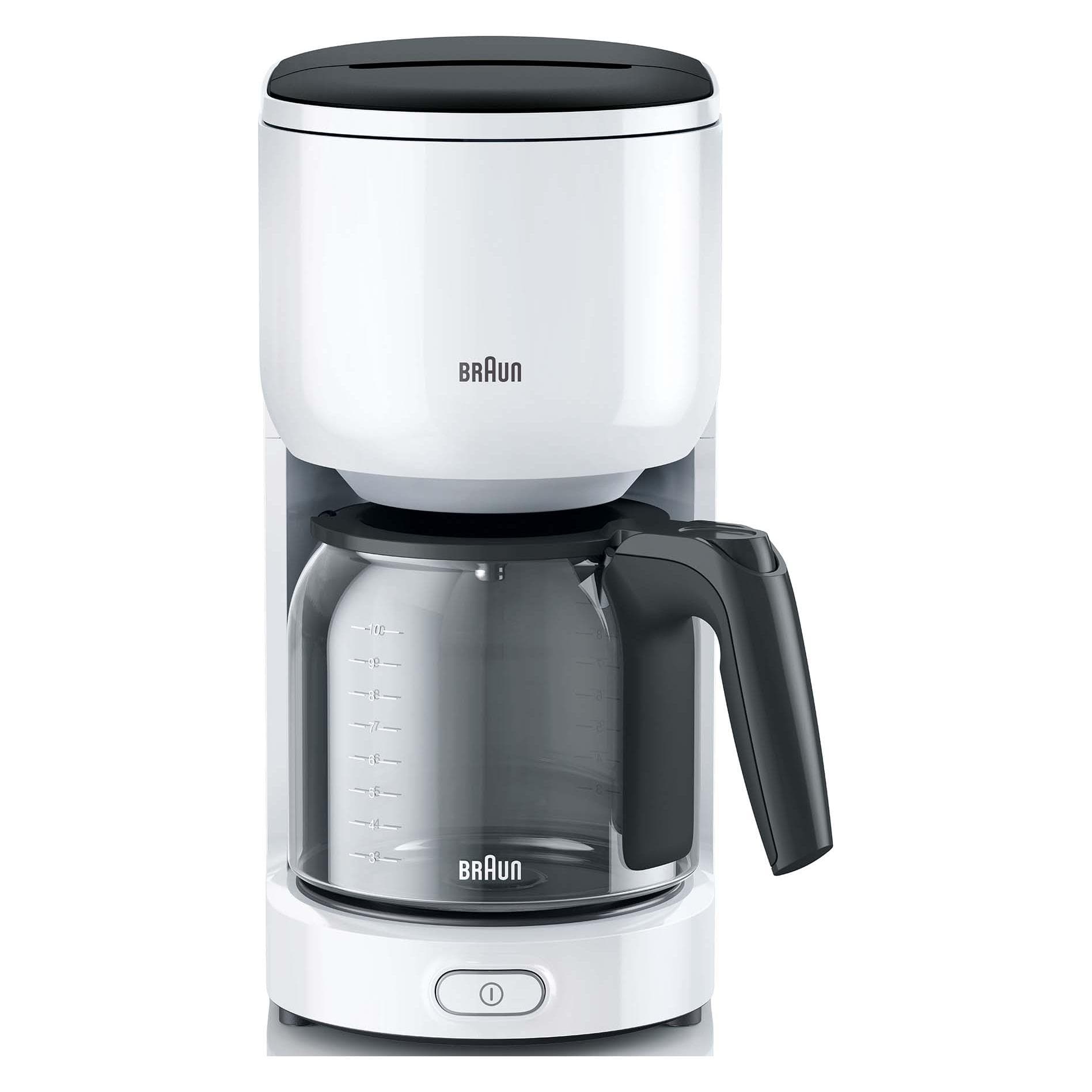 Braun KF 3120 WH, Macchina da caffè (americano), Nero, Bianco
