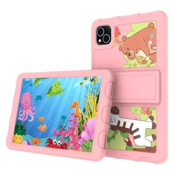 iGet SMART W8 Kids Rosa, tablet da 8 pollici (Solo WiFi, 8", 64 GB, Pink), Tablet, Pink, Nero, Argento