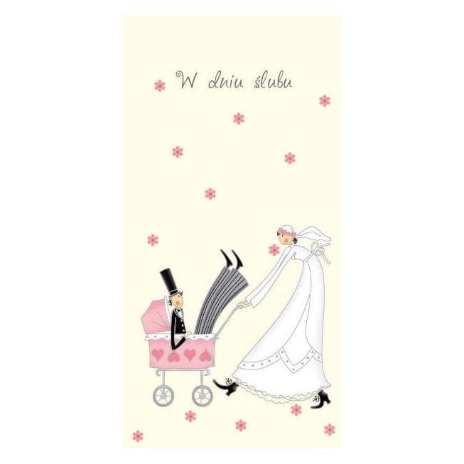 Teka, Biglietto di auguri + Carta da lettere, DL-Hochzeitskarte