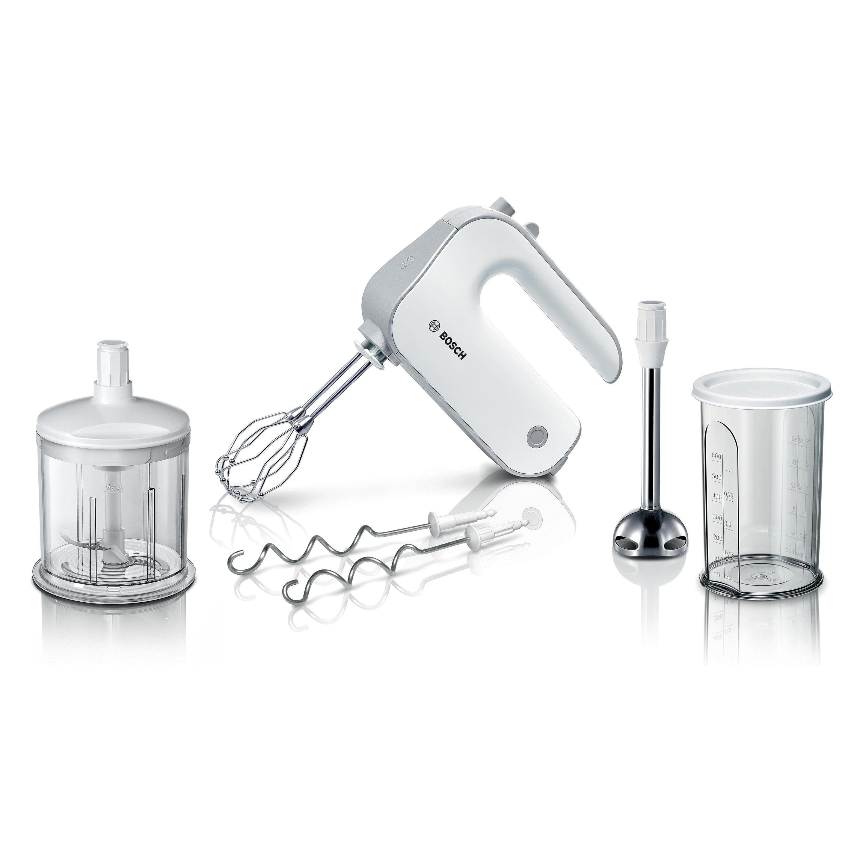 Bosch Hausgeräte Styline MFQ4080, Sbattitore, Bianco, Argento