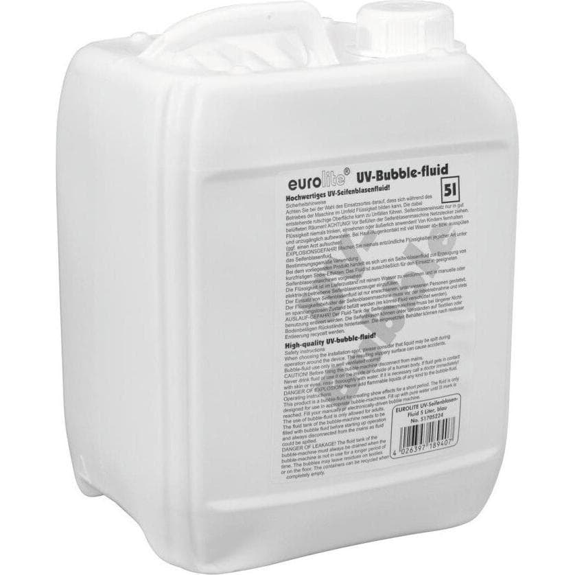 Eurolite Liquido a bolle blu 5 l (Liquido bolla), Accessori per illuminotecnica