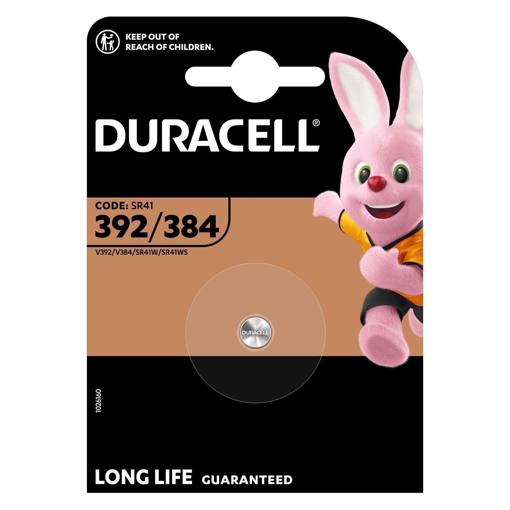 Duracell Elettronica (1 pz., LR41, 45 mAh), Batterie + pile