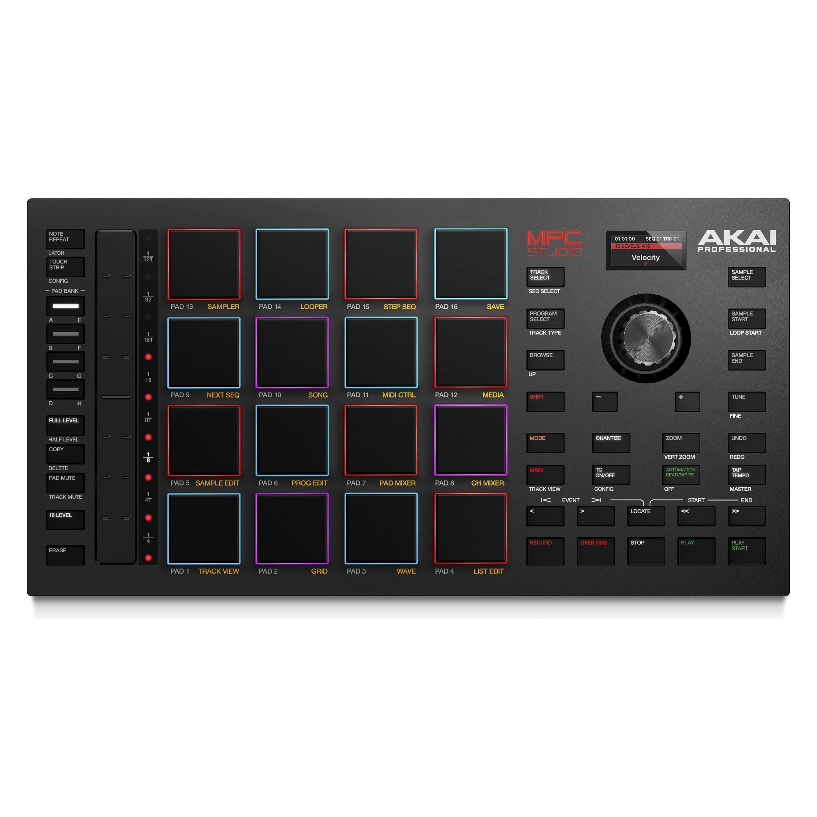 Akai MPC Studio (Controllo), Controller MIDI, Nero