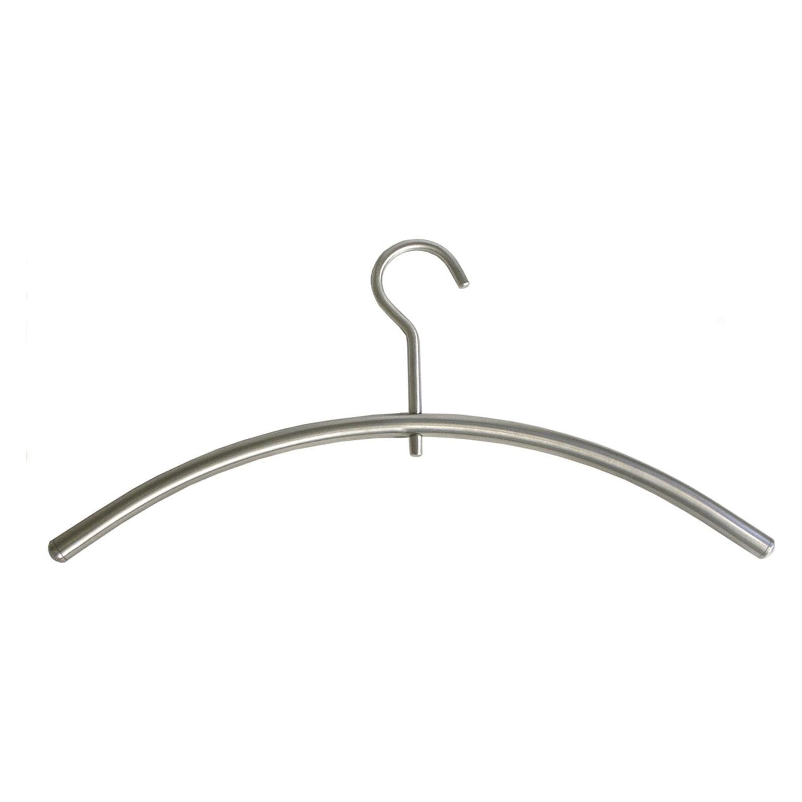 Grimme, Grucce, Appendiabiti girevole Pachet, senza barra per pantaloni, acciaio inox spazzolato (1x)