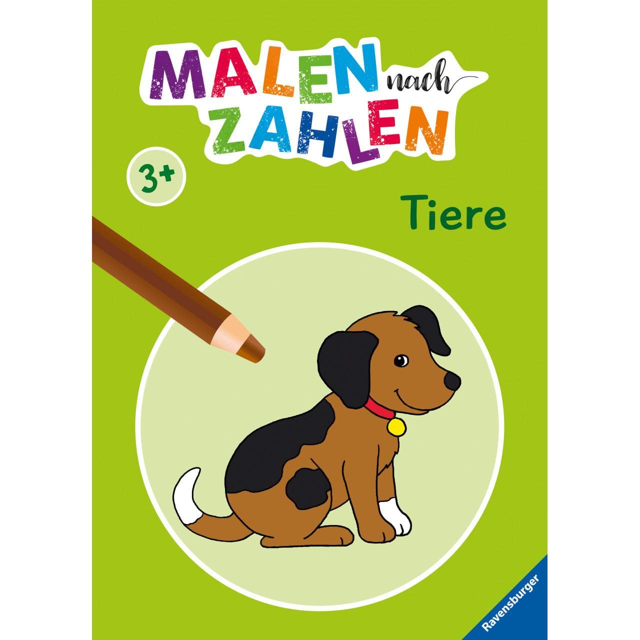 Ravensburger Dipingere con i numeri da 3 anni: Animali