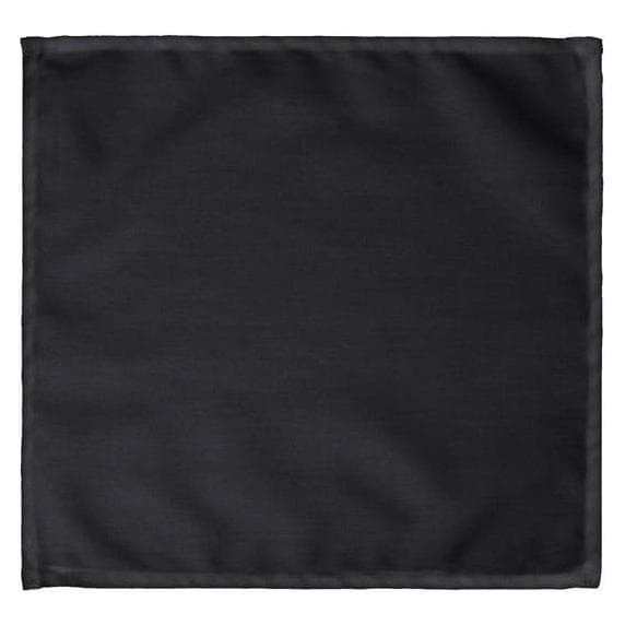 Partydeco, Tovaglioli, Stoffservietten schwarz 35x35cm 25 Stk (25 pz., 35 x 35 cm)