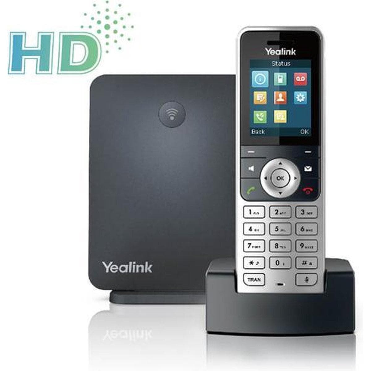 Yealink W53P, Telefono, Argento, Nero