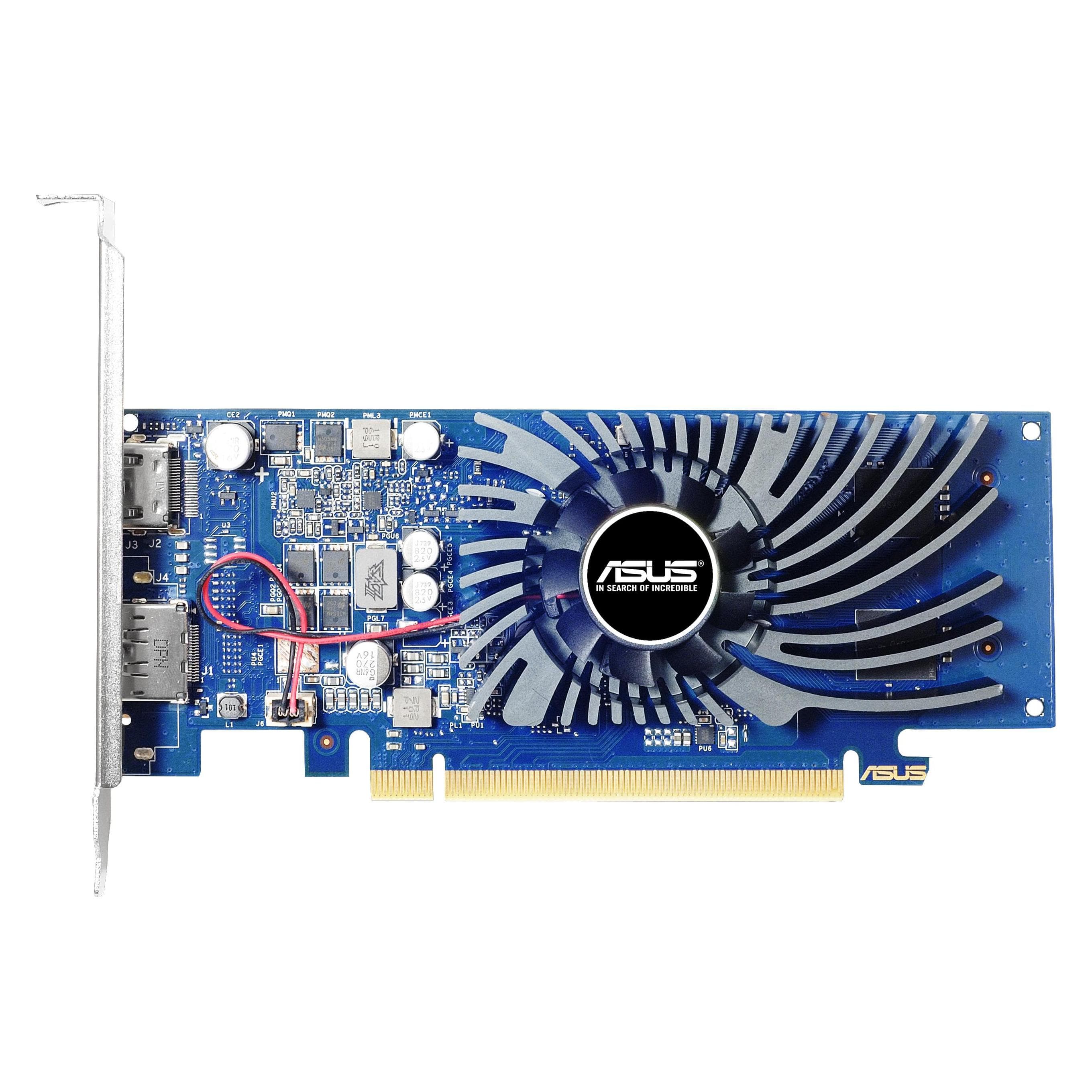ASUS GeForce GT 1030 2G BRK (2 GB, GDDR5), Scheda grafica, Blu, Nero