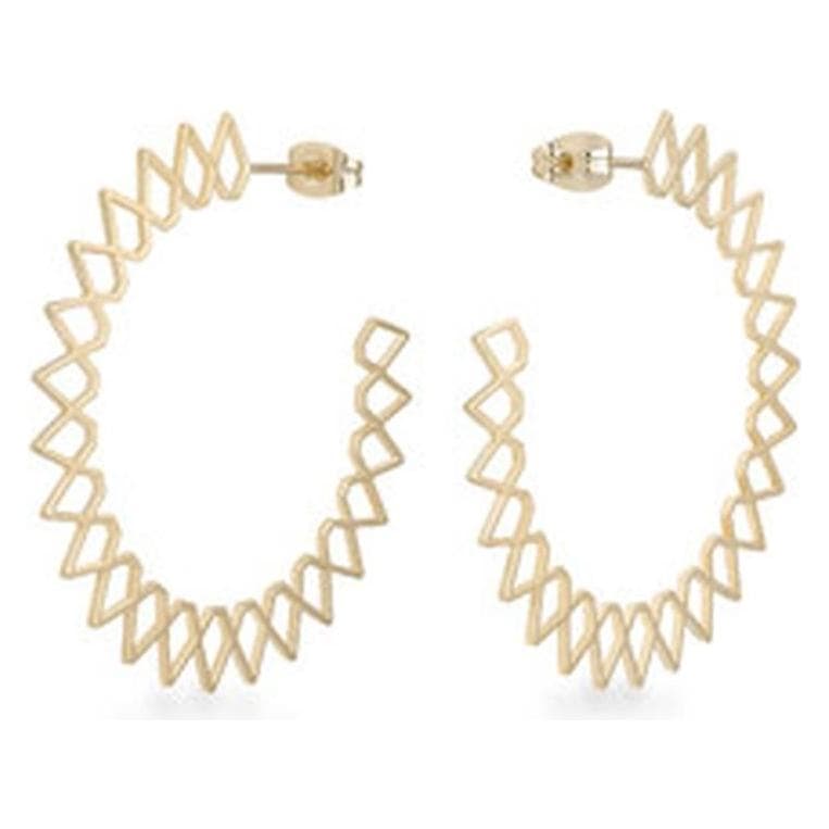 Rosefield, Orecchini, Orecchini a cerchio in oro Spike Hoop, (Ottone)