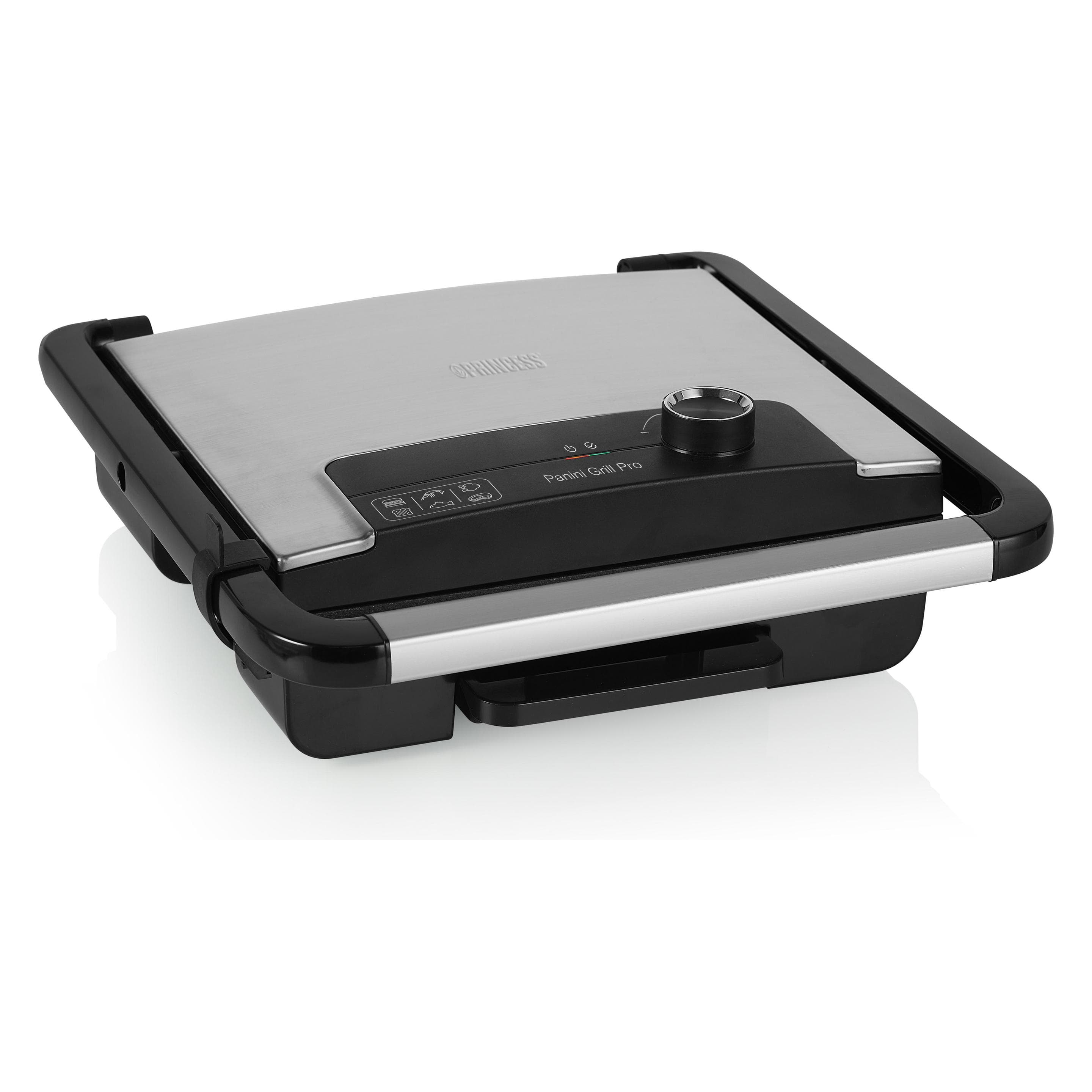 Princess Panini Grill Pro, Griglia a contatto, Nero
