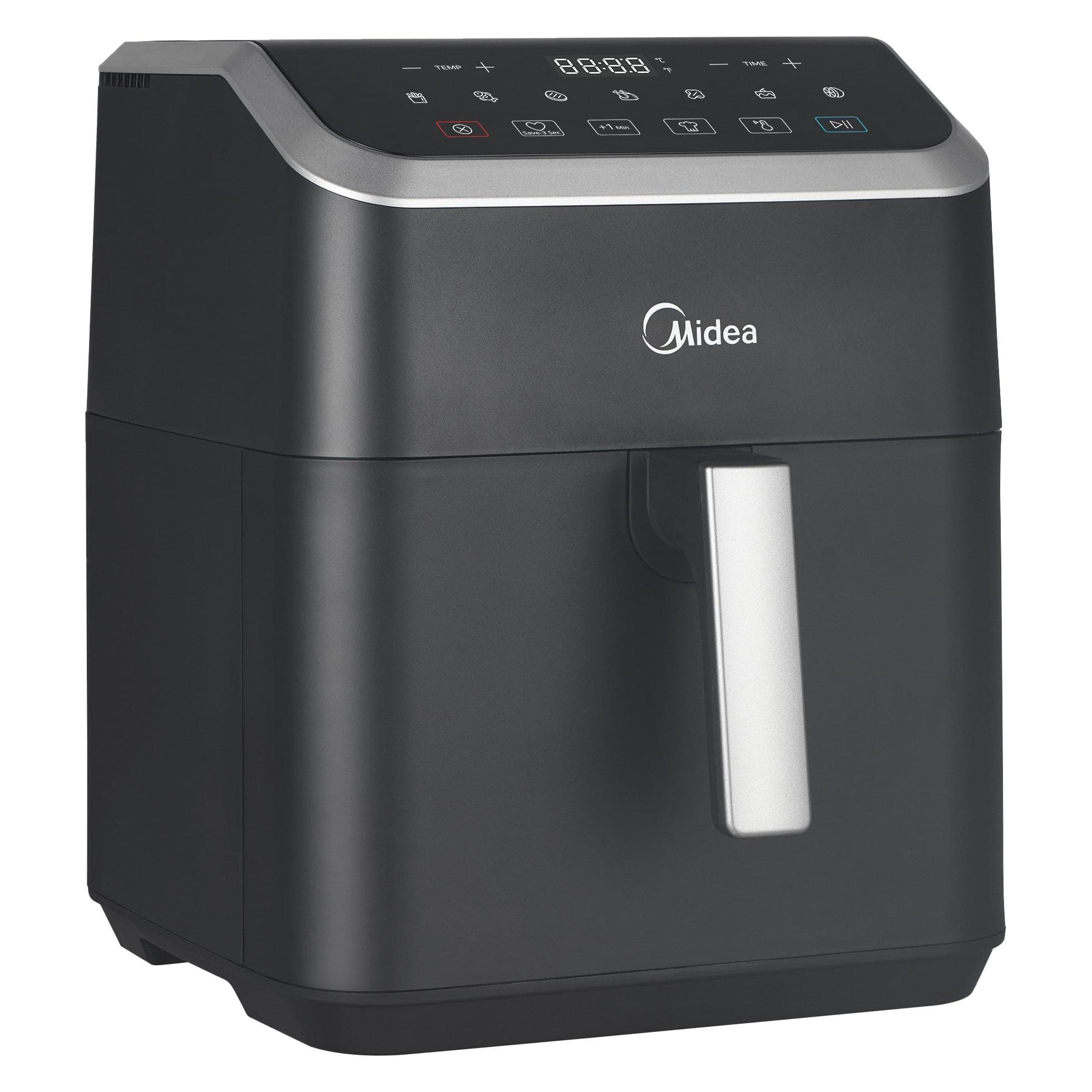 Midea Heissluft-Fritteuse, Friggitrice, Nero, Grigio