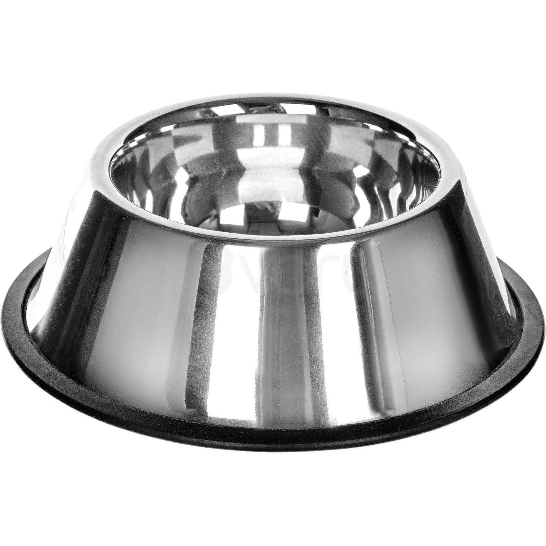 Zolux Ciotola Inox su gomma 0,9 l spaniel (90 cl), Ciotola mangime + Dosatore