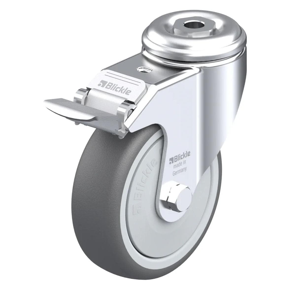 Blickle, Ruote + Rotelle, 754845 LKRA-PATH 101KF-11-FI Lenkrolle mit Feststeller Rad-Durchmesser 100 mm