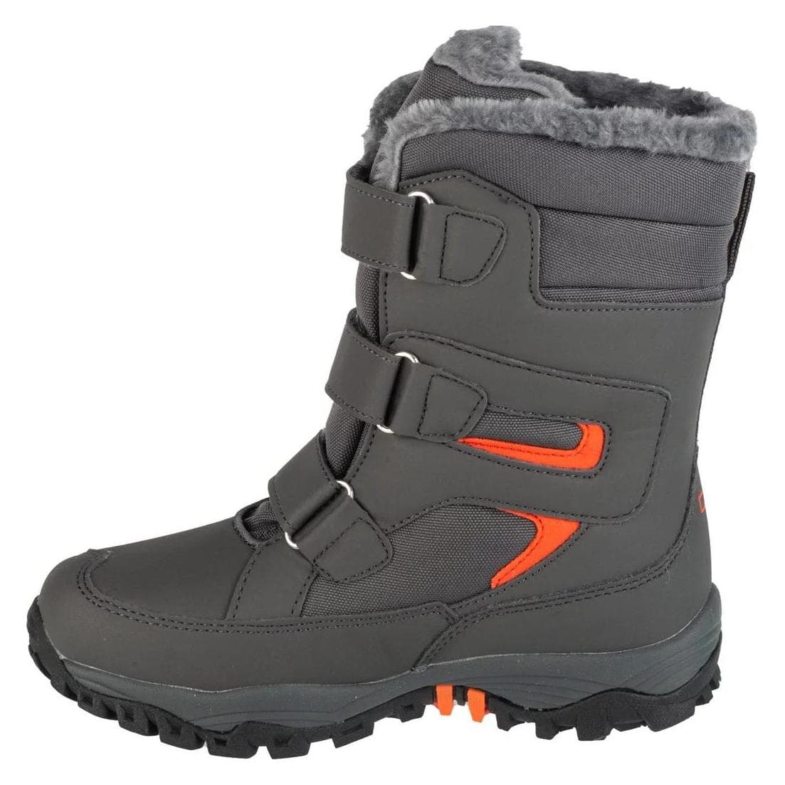 CMP Campagnolo, Unisex, Stivali, Stivale da neve Hexis per bambini, impermeabile, Arancia, Grigio, (33)