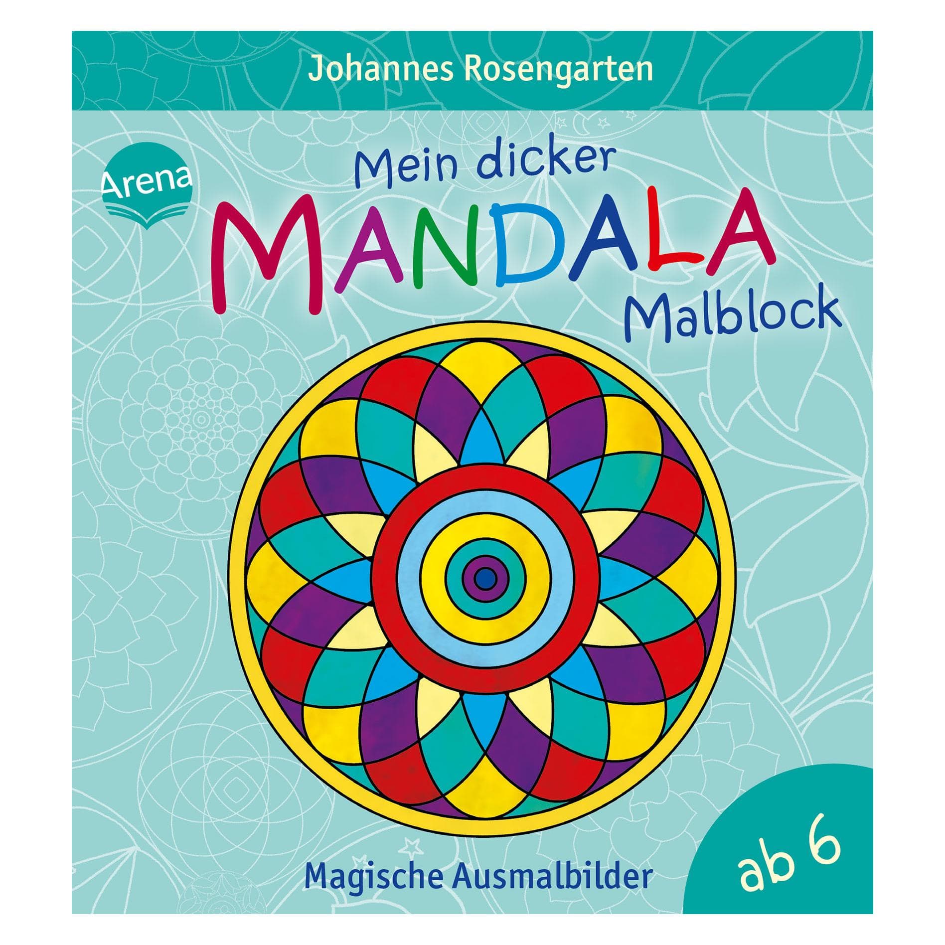 Arena Mein dicker Mandala-Malblock