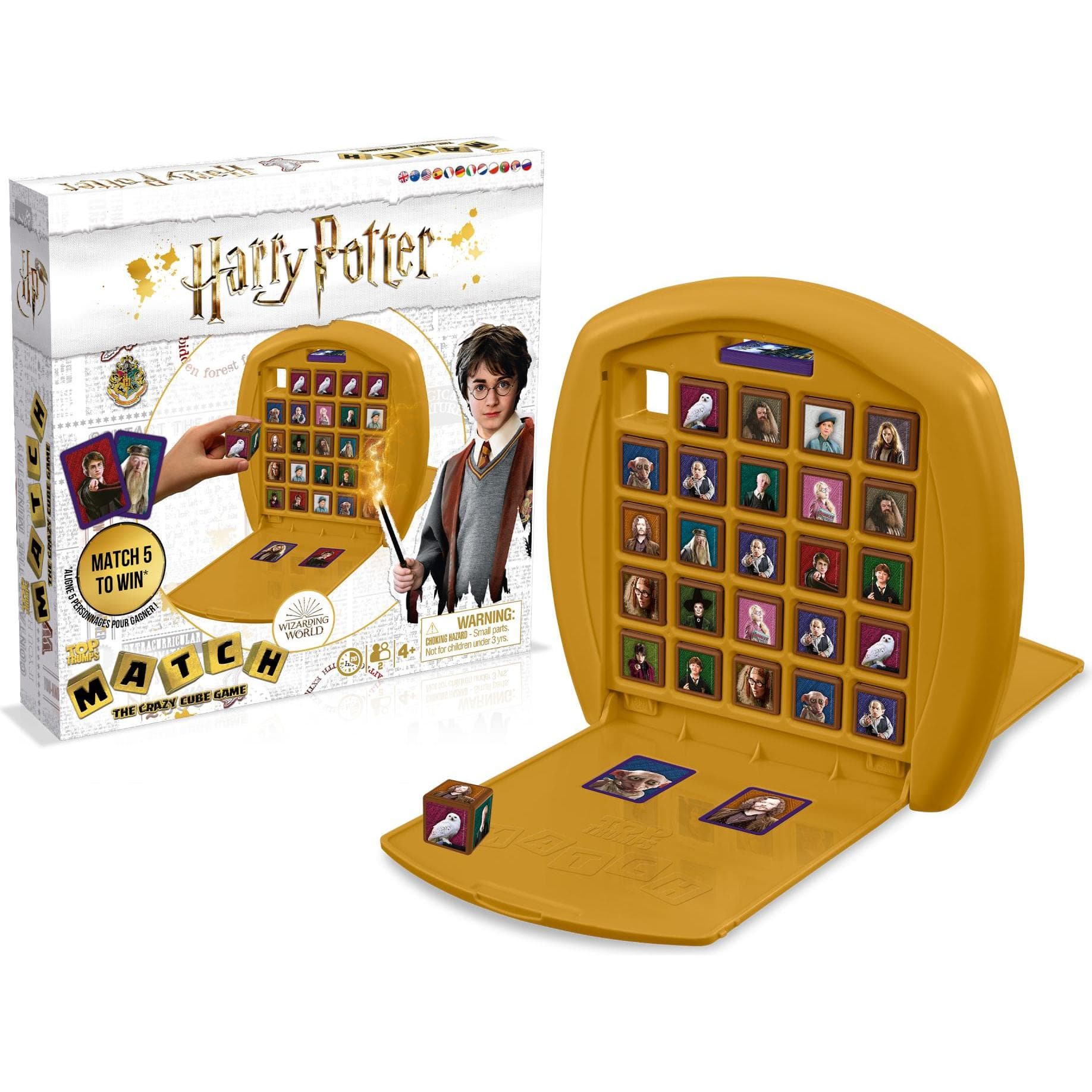 Hasbro Top Trumps Match Harry Potter White Style (Francese, Inglese, Italiano, Tedesco, 2 Giocatori)