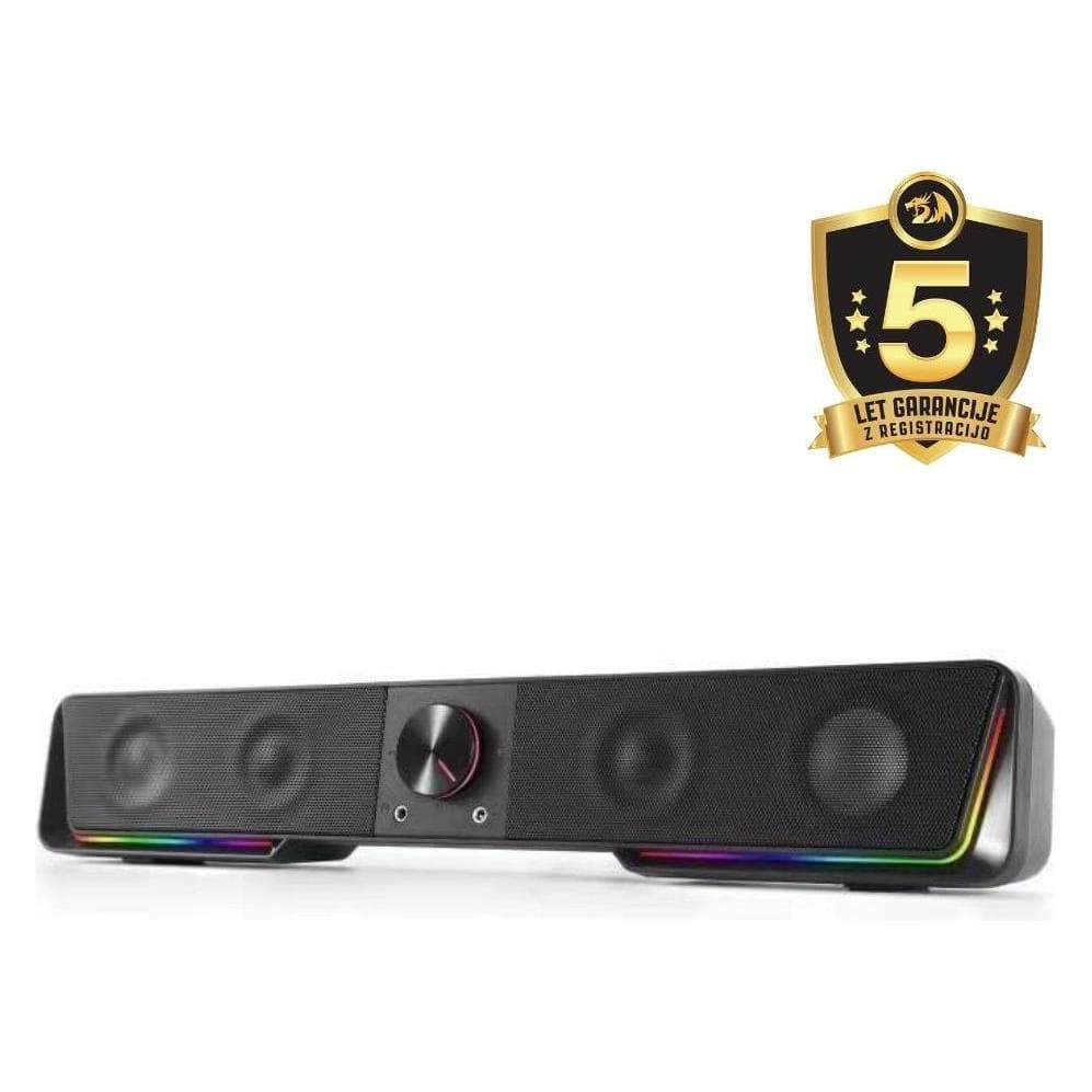 Redragon Soundbar GS570 Darknets (10 W, Canale 2.0), Soundbar, Nero