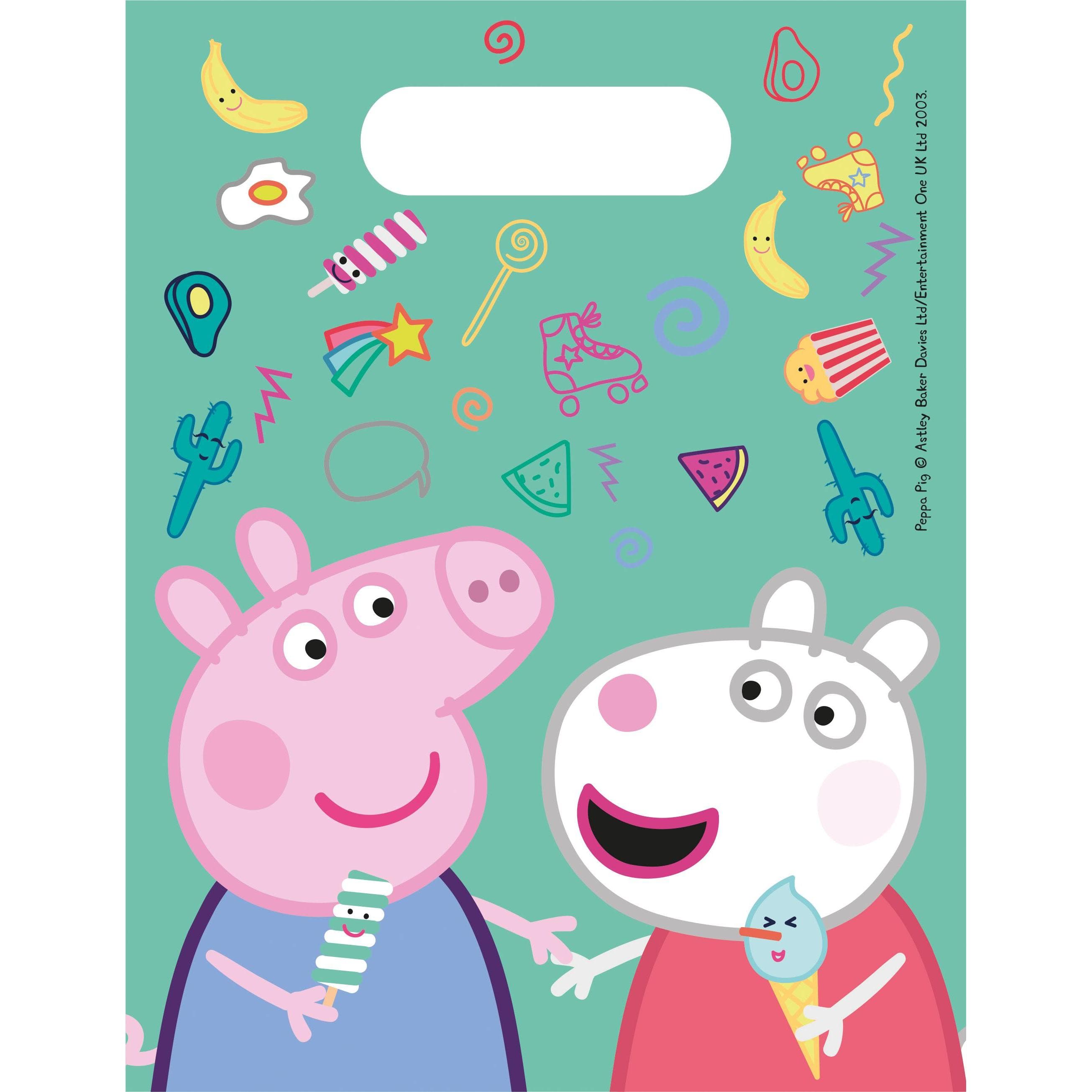 JT Lizenzen Borse Compleanno Peppa Pig (6 pz.)