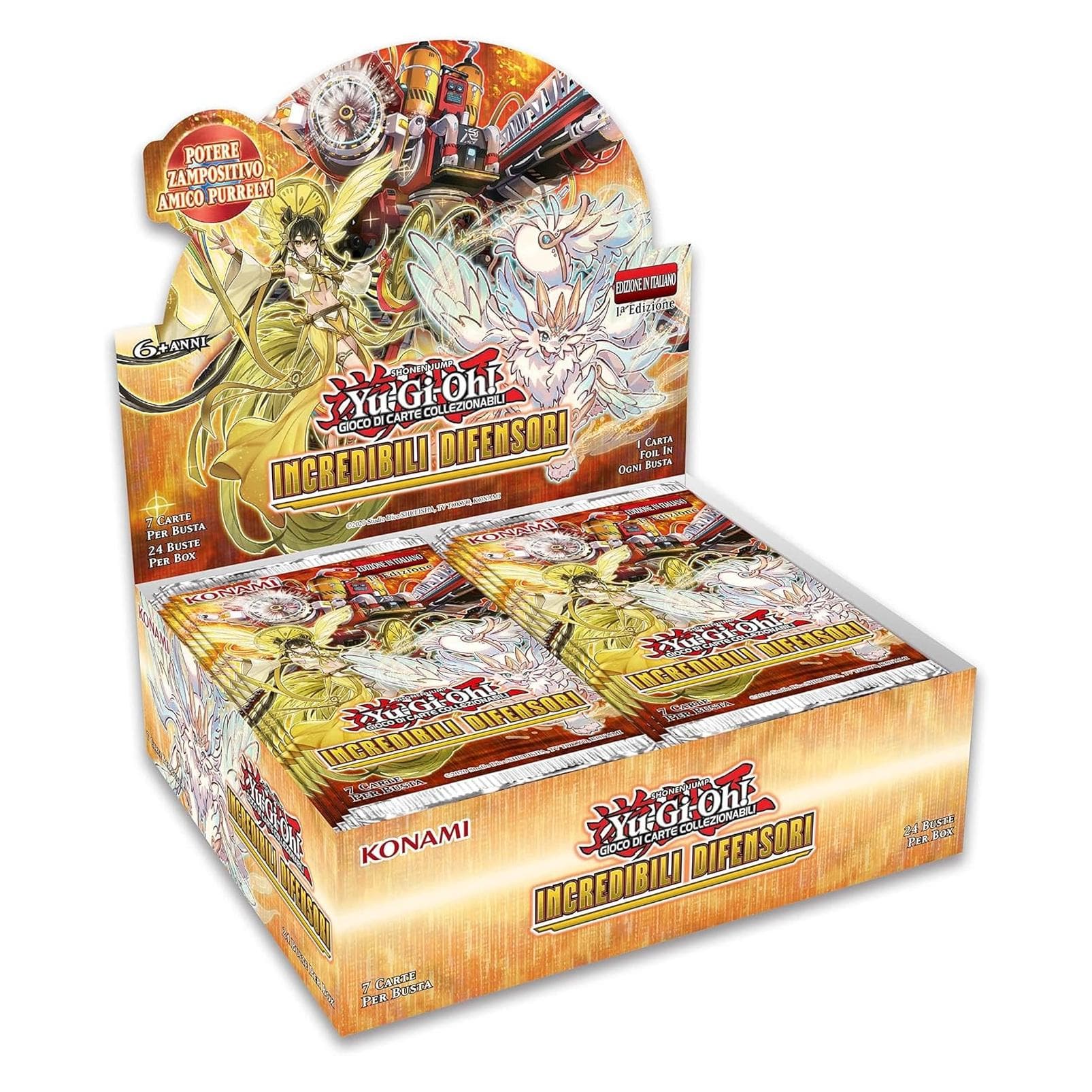 Yu-Gi-Oh ! Amazing Defenders Buste (multipli di 24) (Italiano, Display del booster, Pacchetto Booster)