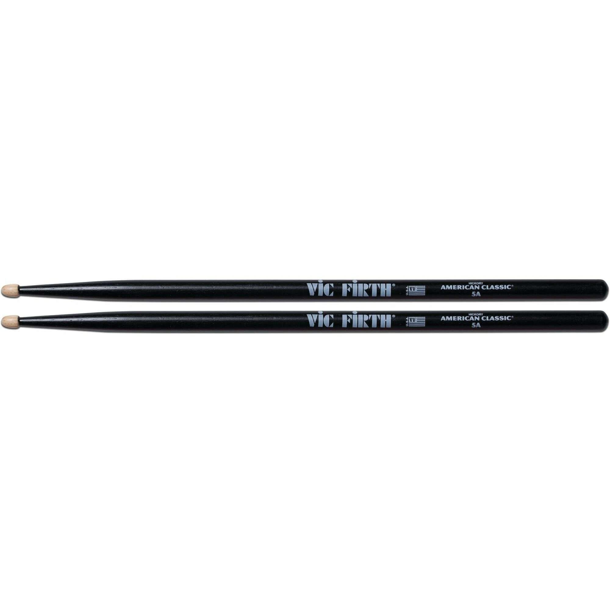 Vic Firth Serie americana 5AB (Batteria), Bacchette + mazze, Nero