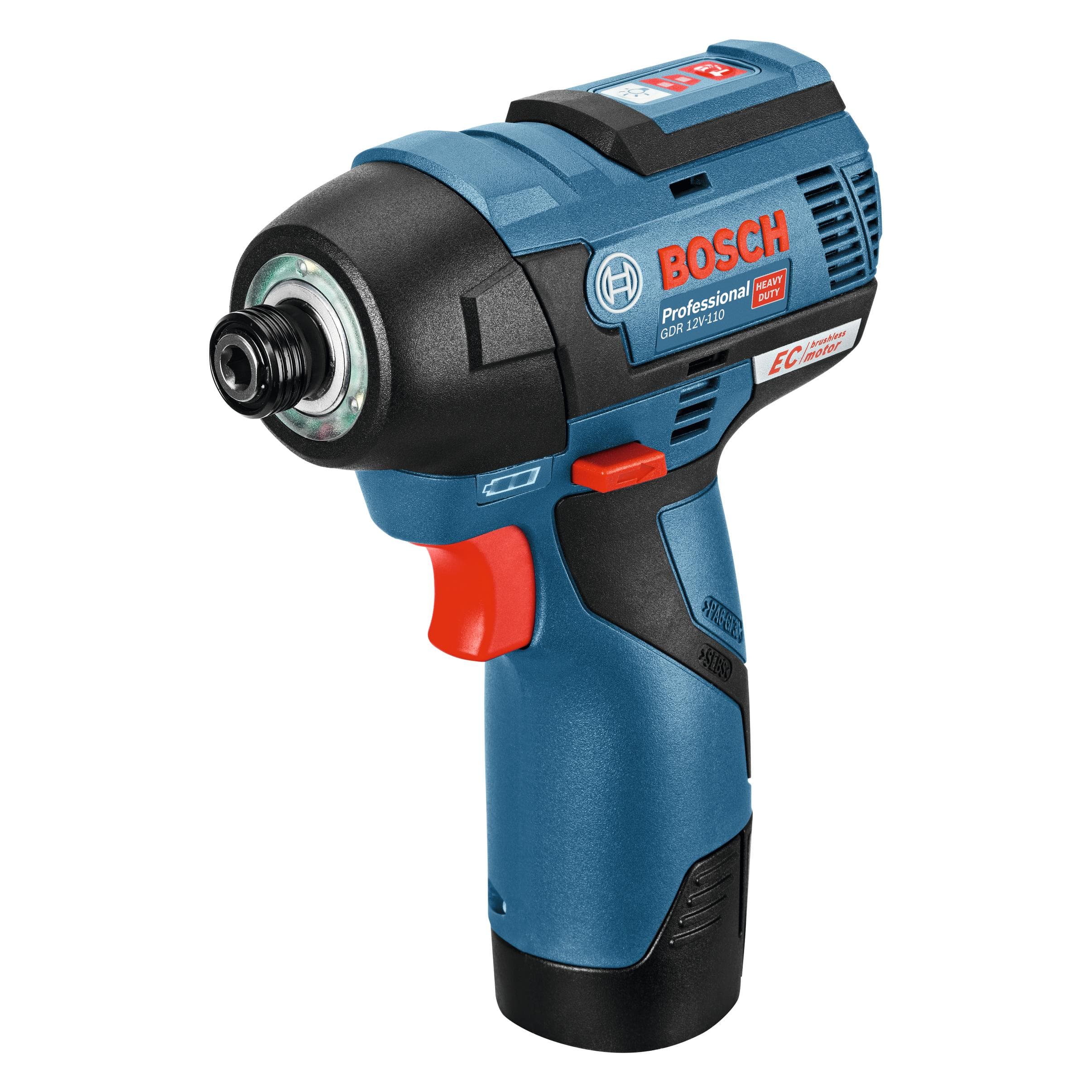 Bosch Professional, Trapano + Avvitatore a batteria, GDR 12V-110 (Chiavi a percussione)
