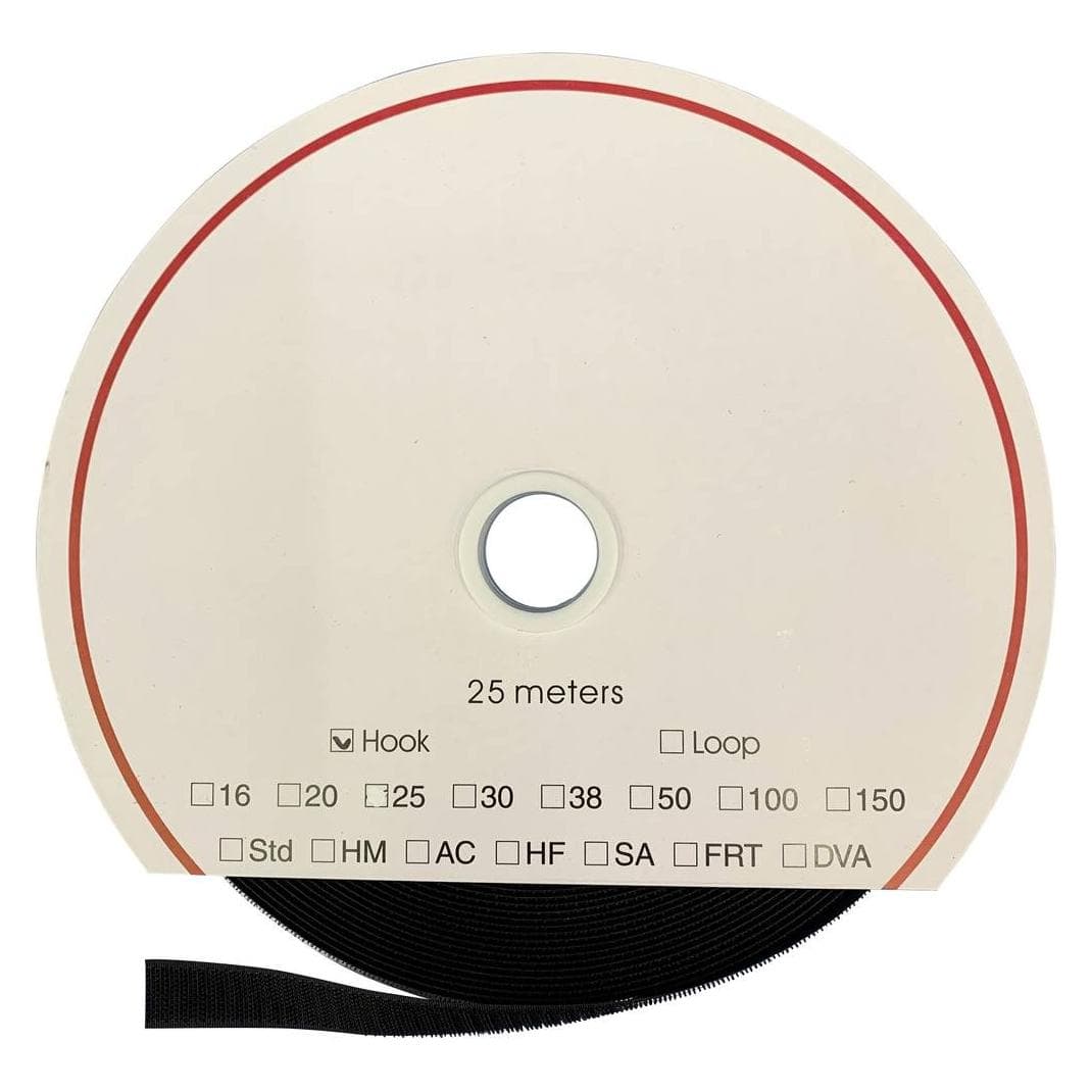 Fastech, Nastro in velcro, Nastro di velcro per incollare Adesivo (20 mm)