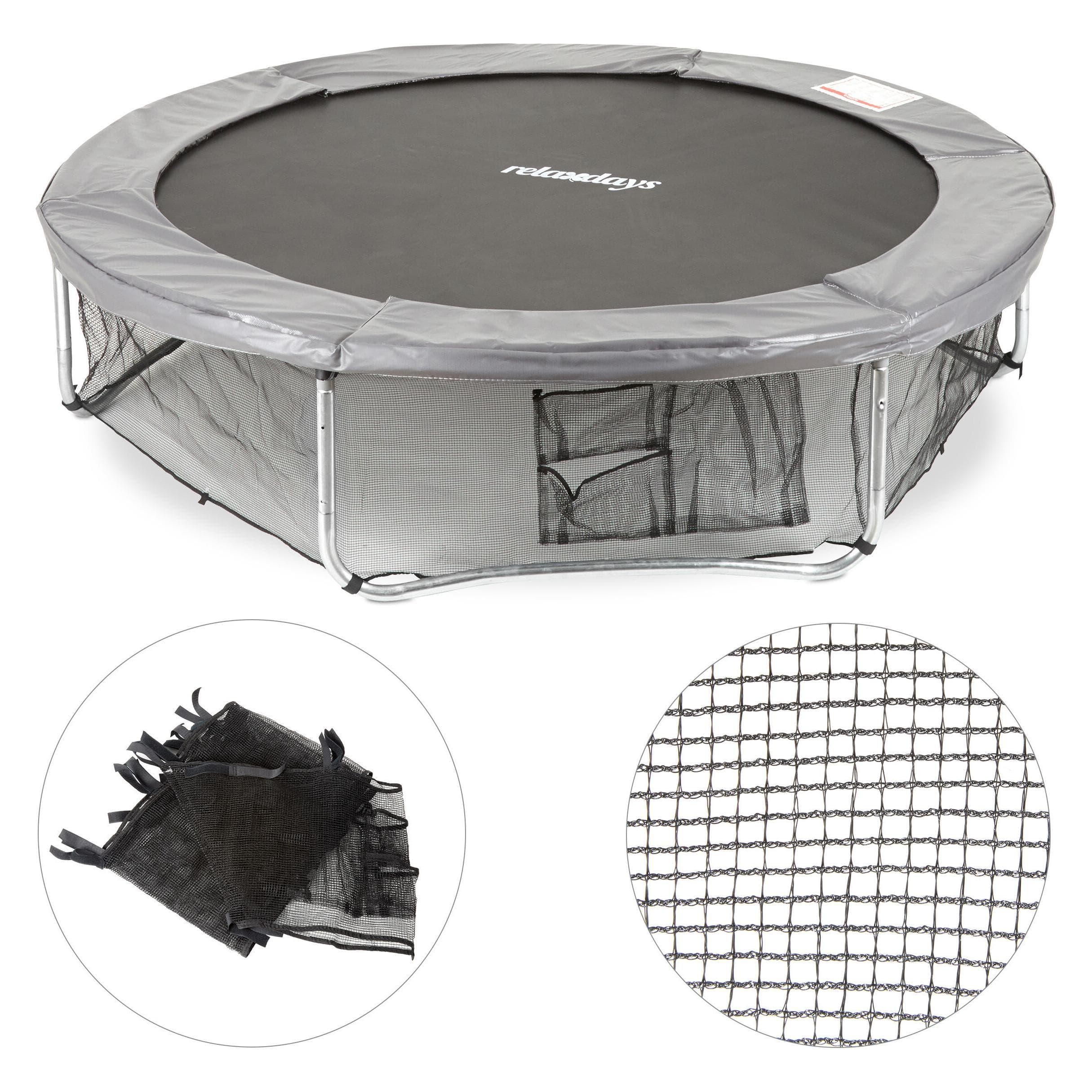 Relaxdays Rete inferiore di protezione trampolini