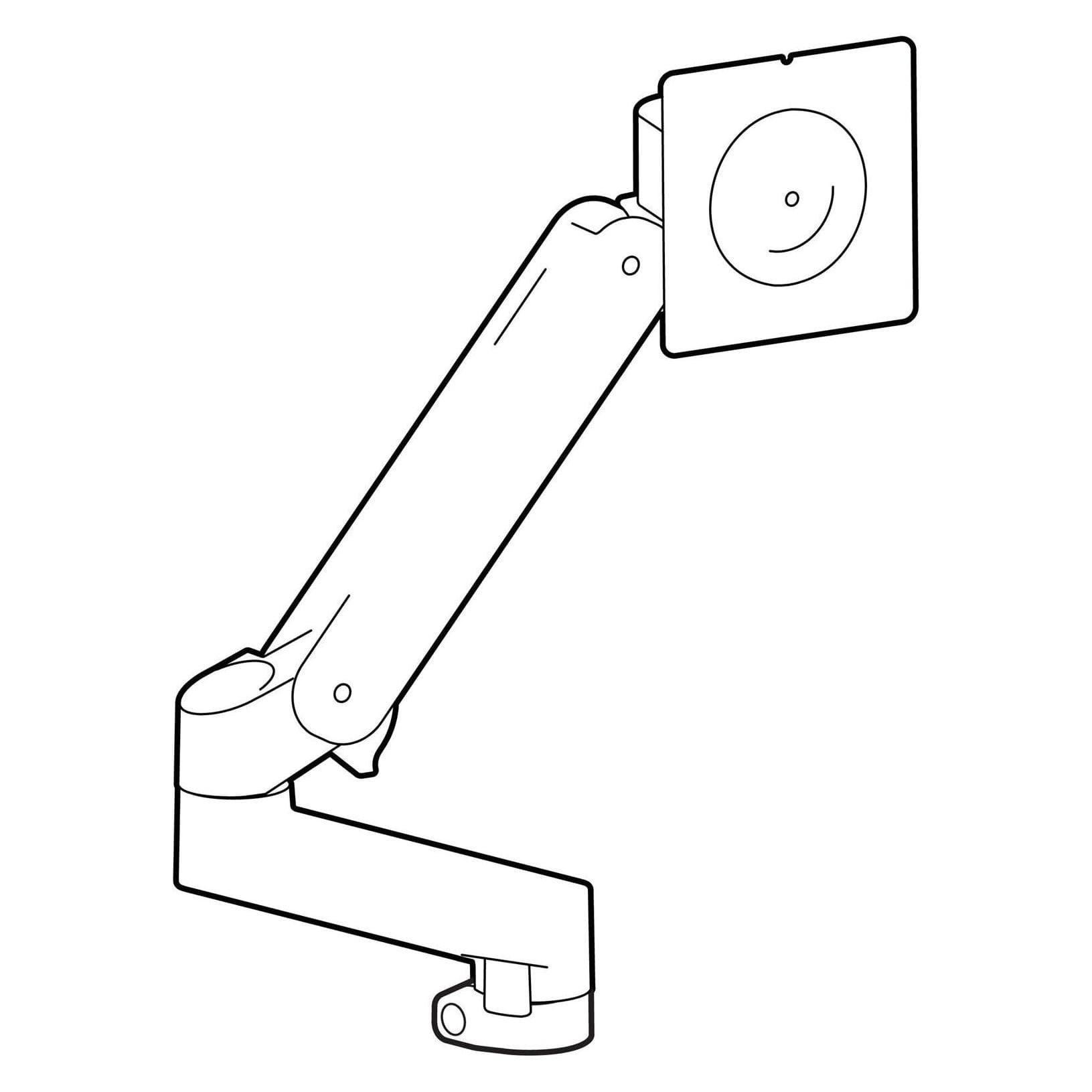 Ergotron Accessory Lx Pro Display Arm Expansion Kit white (Tavolo, 34", 10 kg), Supporto per monitor, Bianco