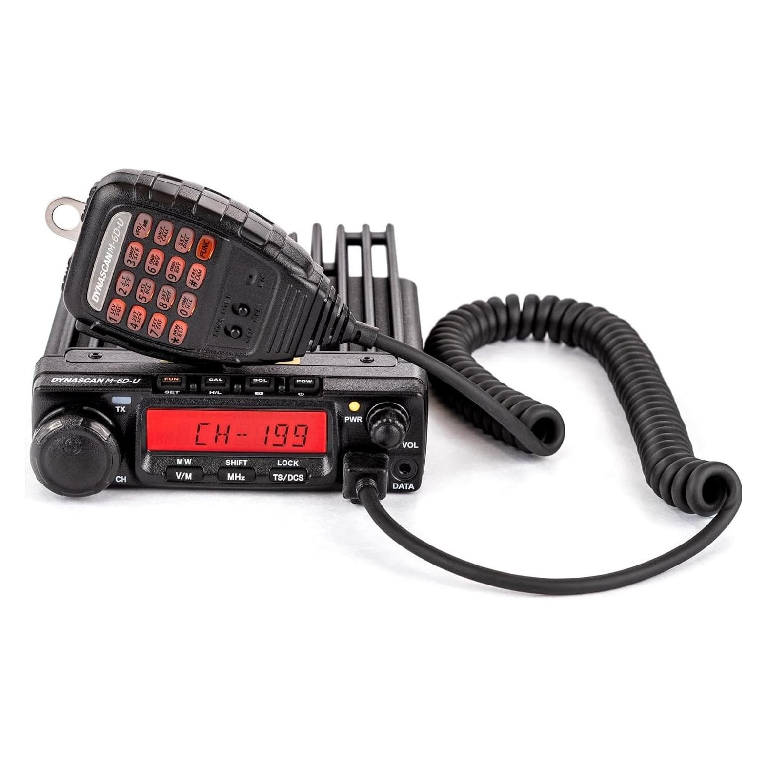 Dynascan M-6D-U Mobile Commercial Radio UHF, Walkie talkie, Nero, Grigio