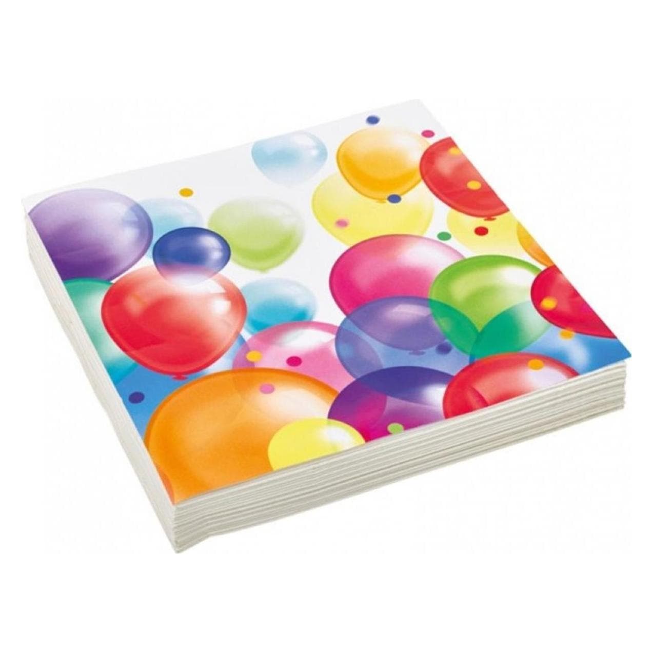 Amscan, Tovaglioli, 20 Napkins Balloons (20 pz., 33 x 33 cm)