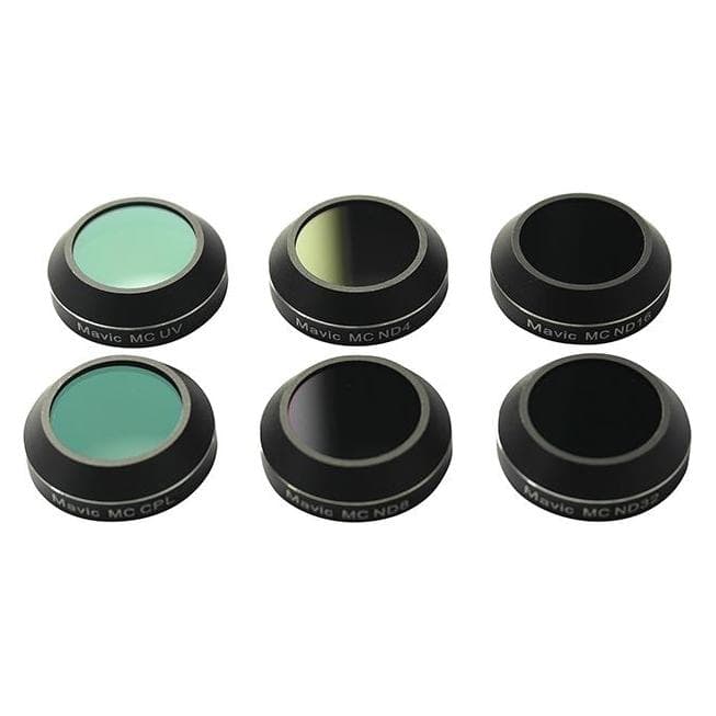 Cytronix Mavic Pro / Mavic Pro Set di lenti con filtro al platino (Filtri per droni, DJI Mavic Pro), Accessori per drone, Nero