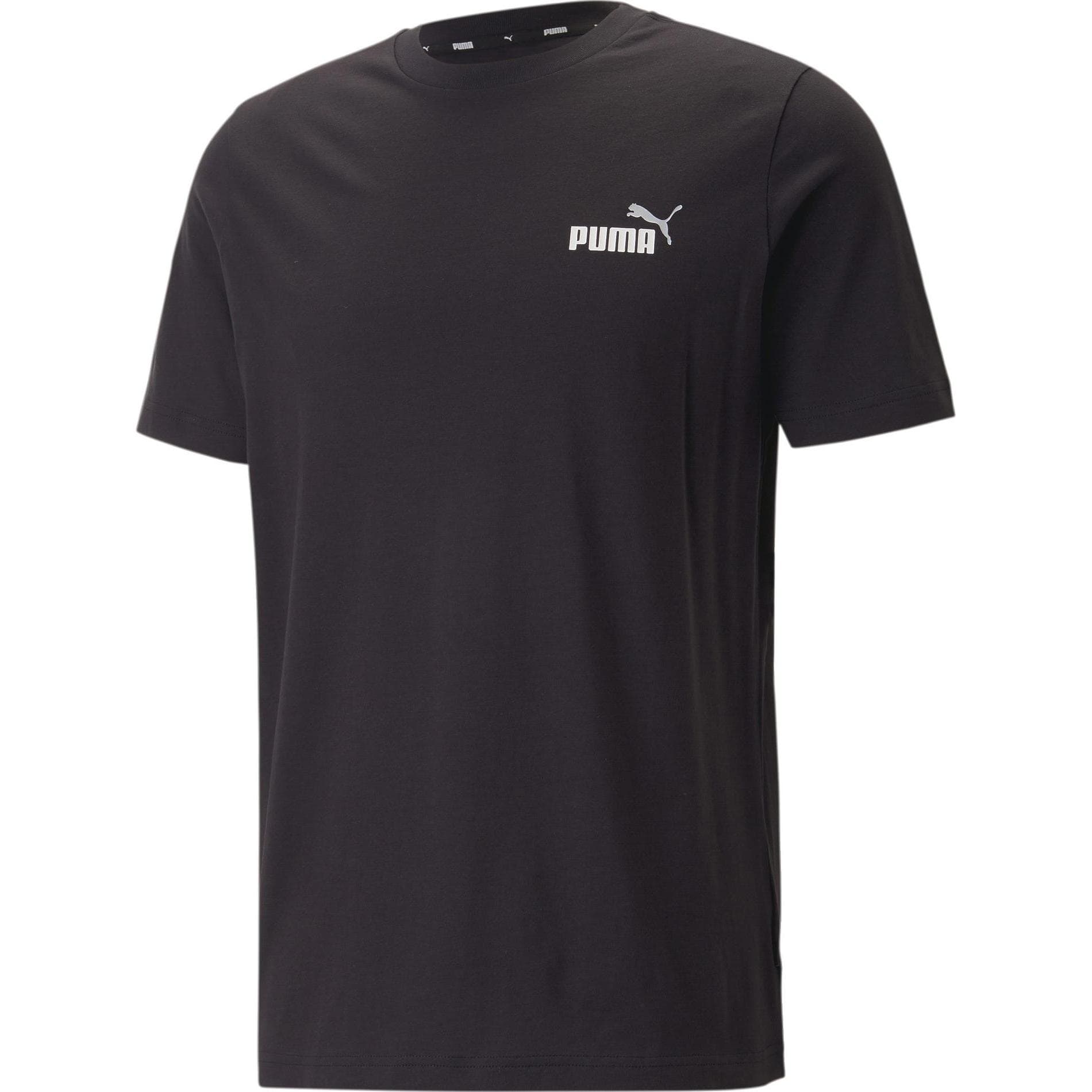 Puma, Uomini, Maglietta sportiva, Maglietta ESS+ 2 col logo piccolo (S), Nero, S