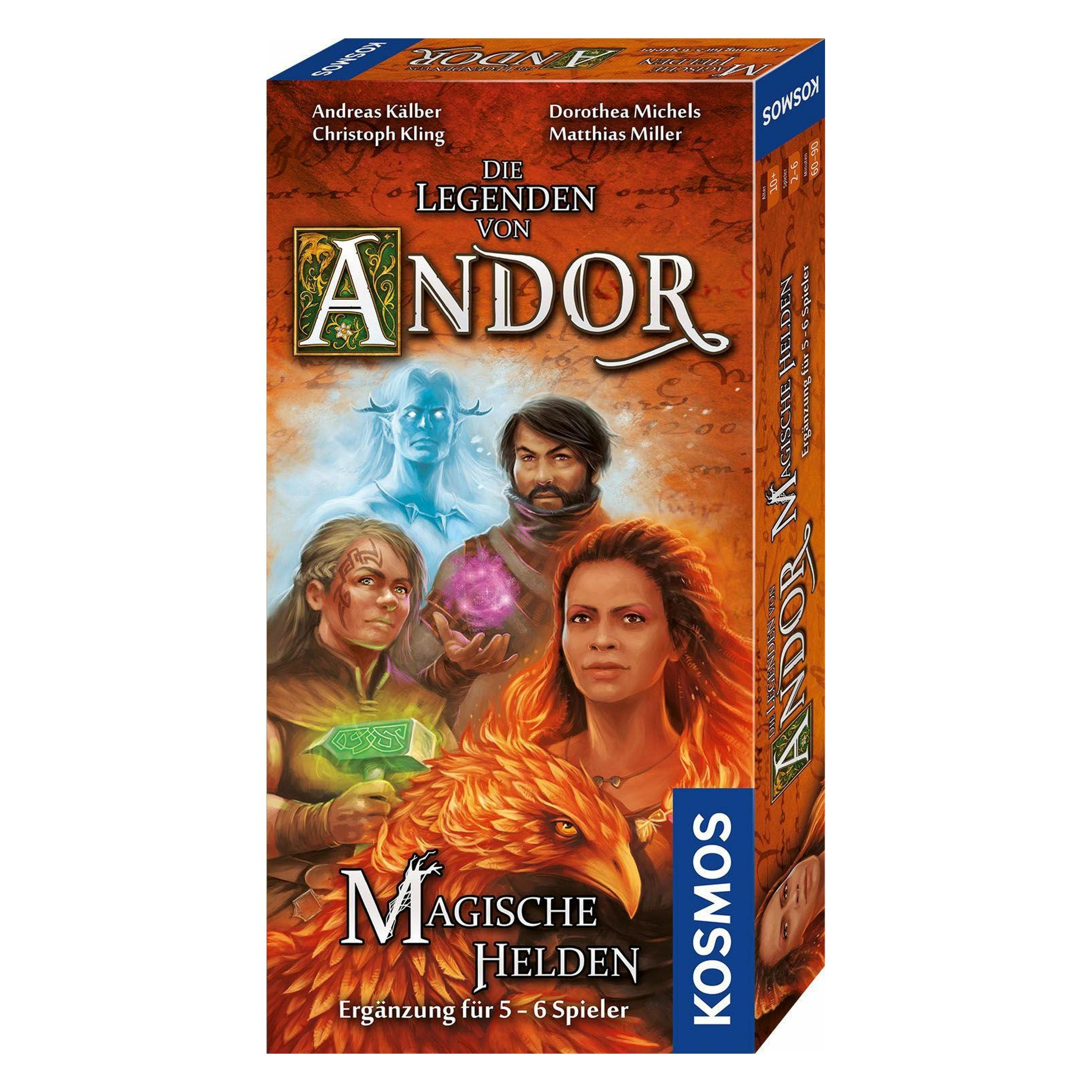Kosmos FKS6821490 - Magische Helden: Die Legenden von Andor, 5-6 giocatori, età 10+ (espansione DE) (Tedesco, 2 - 6 Giocatori)