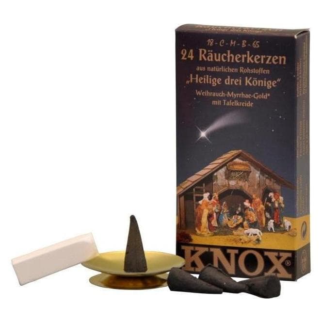 Knox, Bastoncini d'incenso, 016510 - Räucherkerzen - "Heilige 3 Könige", 24 Stück pro Packung